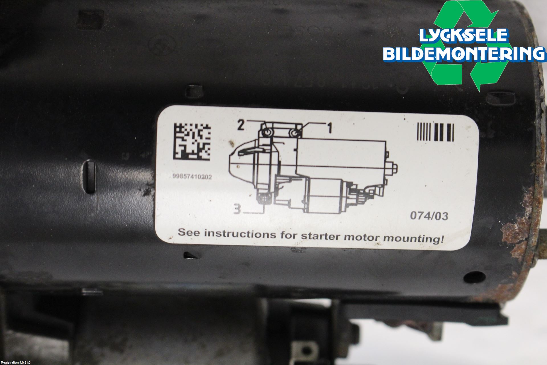 BMW 3 GT F34 13-19 Startmotor Diesel