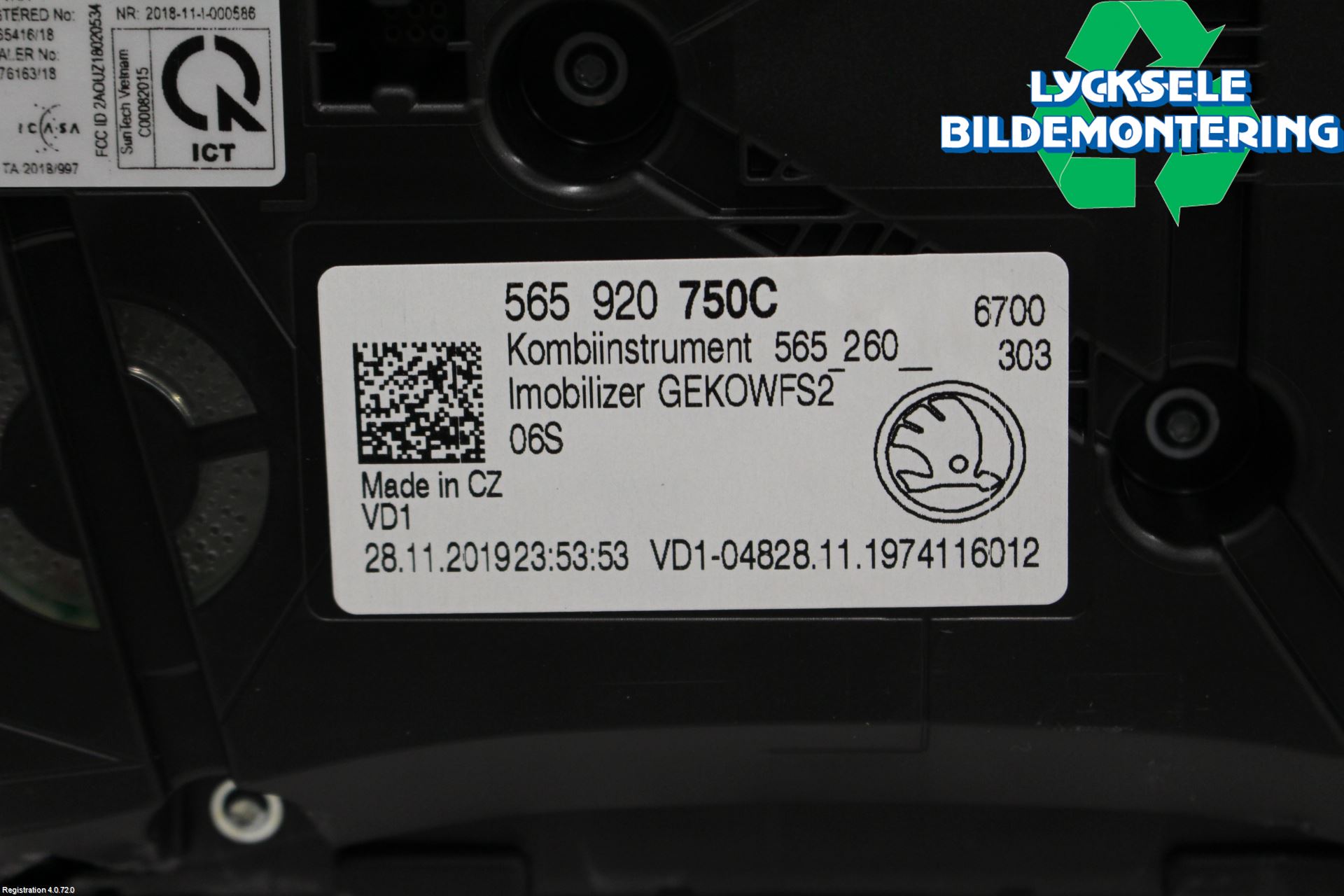 Skoda KAROQ 18- Instrument Komb