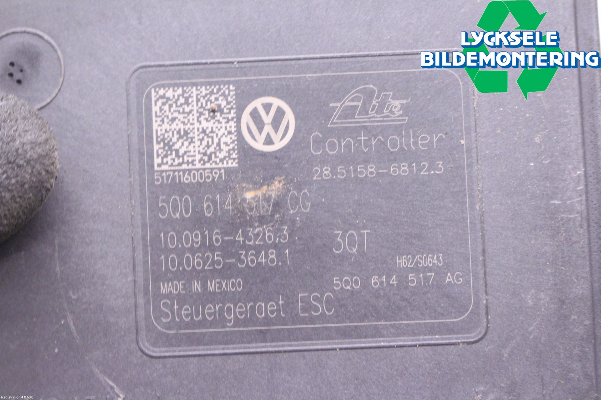 Volkswagen VW PASSAT 15-19 Abs Hydraulaggregat