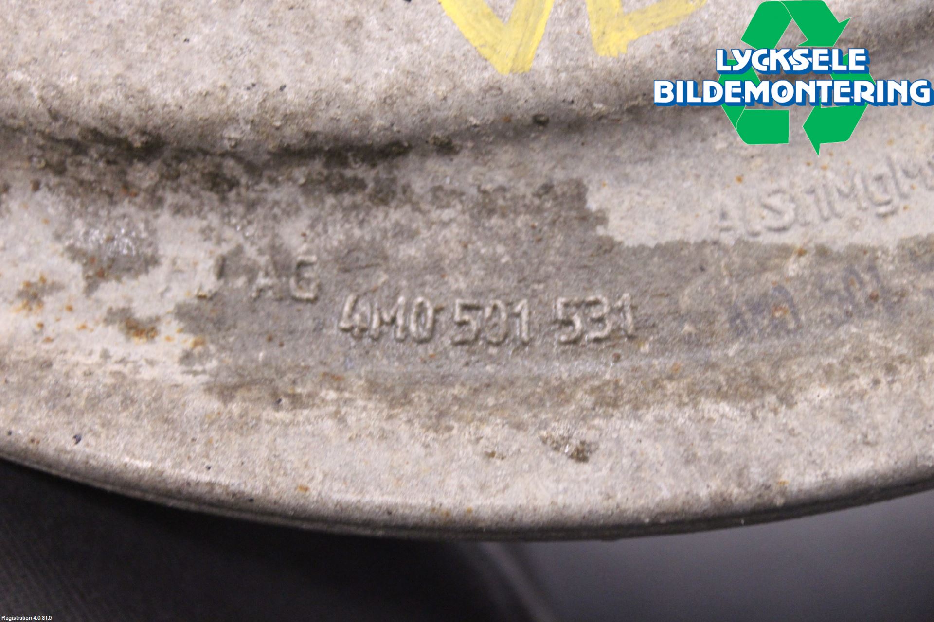 Volkswagen VW TOUAREG CR 18- Bärarm Bak Vänster