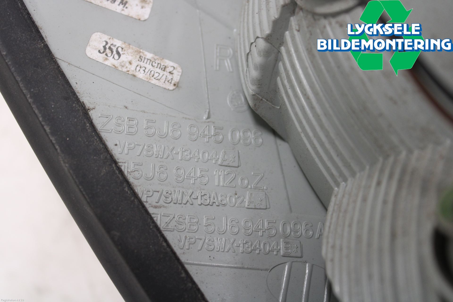 Skoda FABIA 07-14 Bakljus Höger