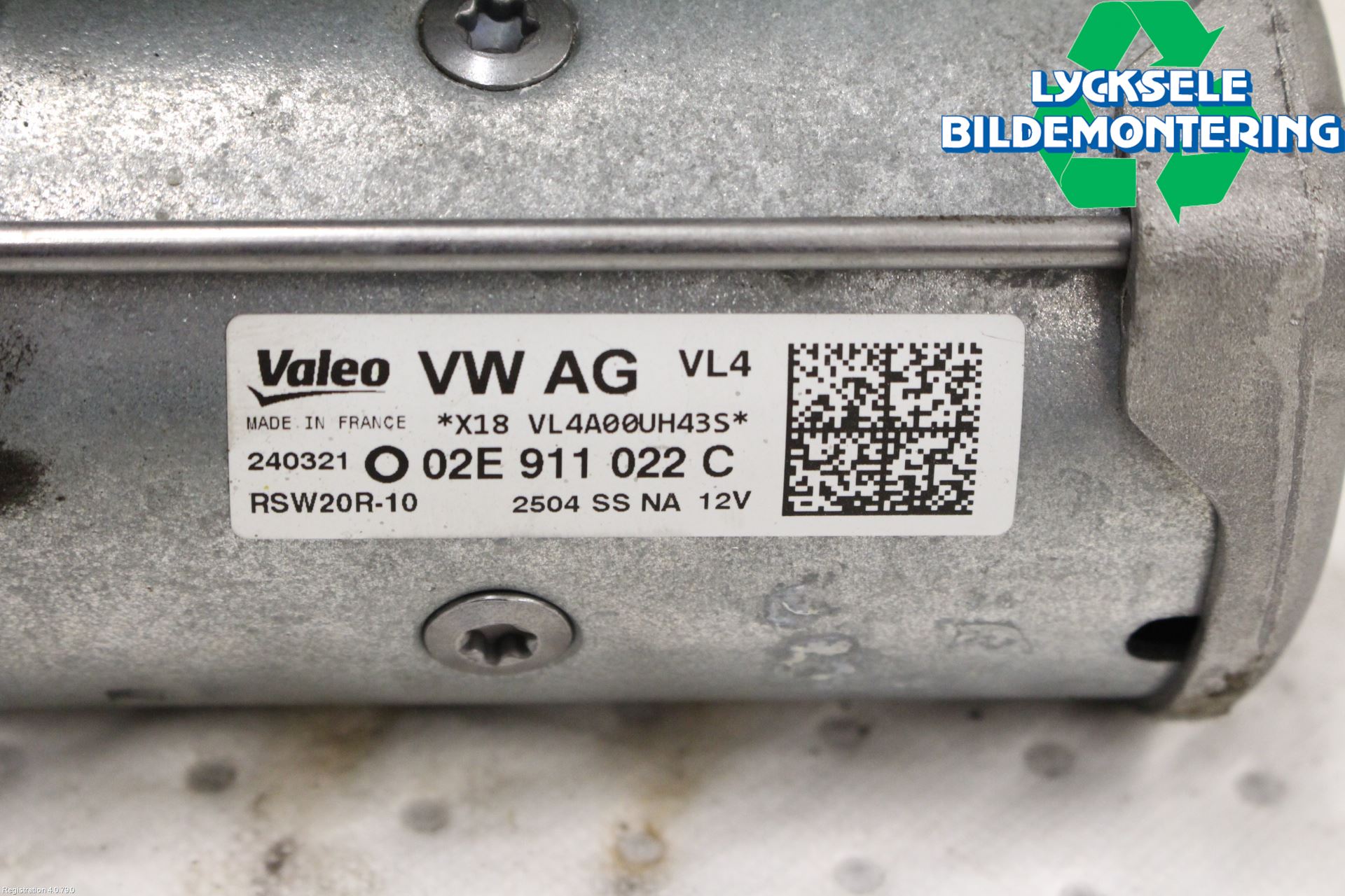Volkswagen VW TRANSP/CARAVELLE (T6) 16-22 Startmotor Diesel