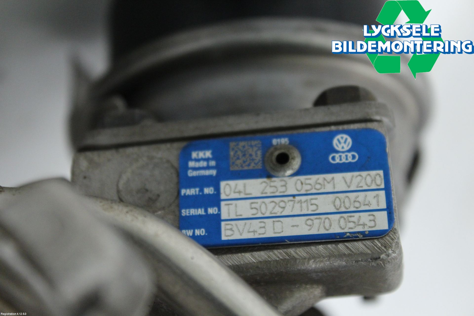 Volkswagen VW PASSAT 15-19 Turboaggregat