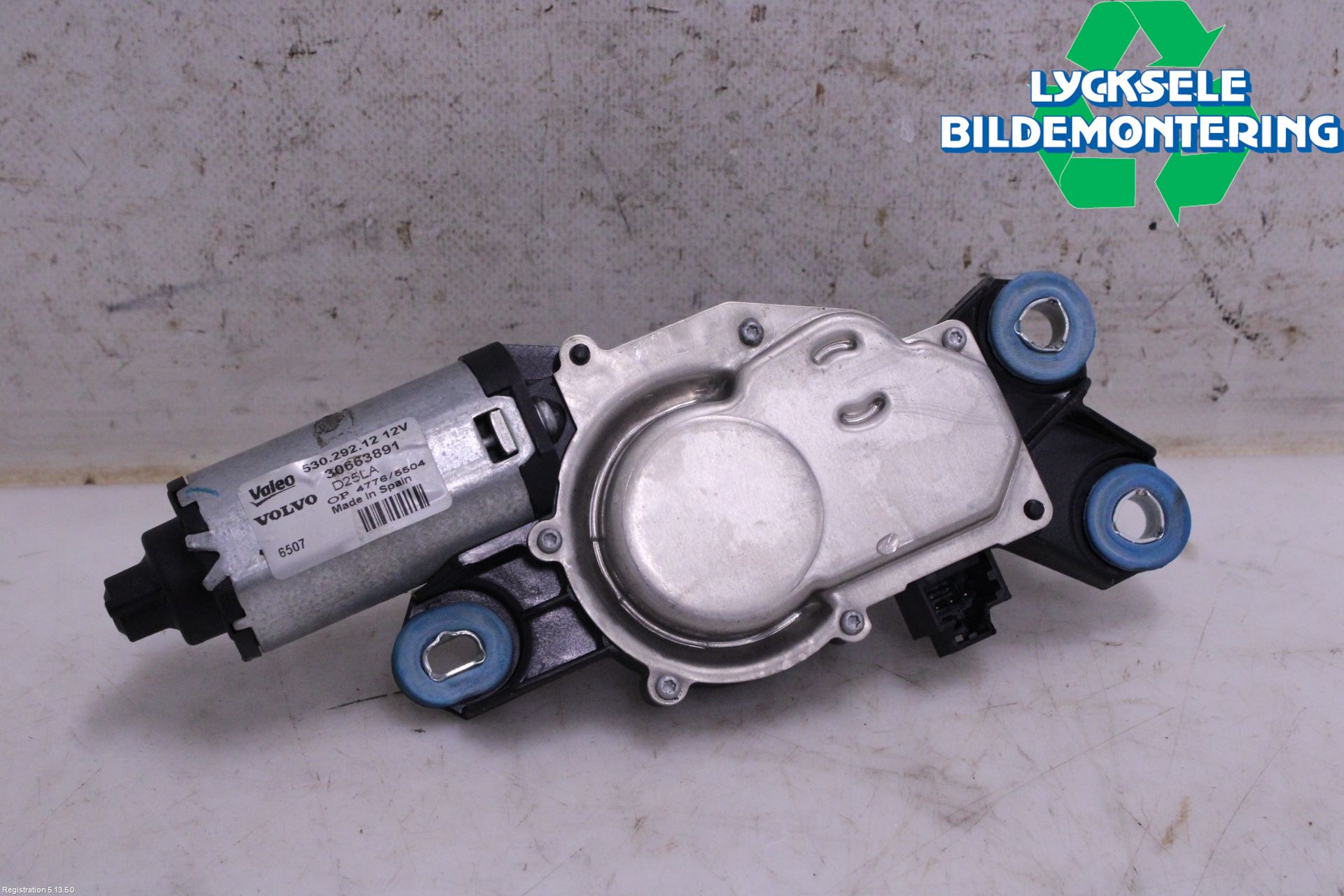 Volvo V70 08-13 Torkarmotor Baklucka
