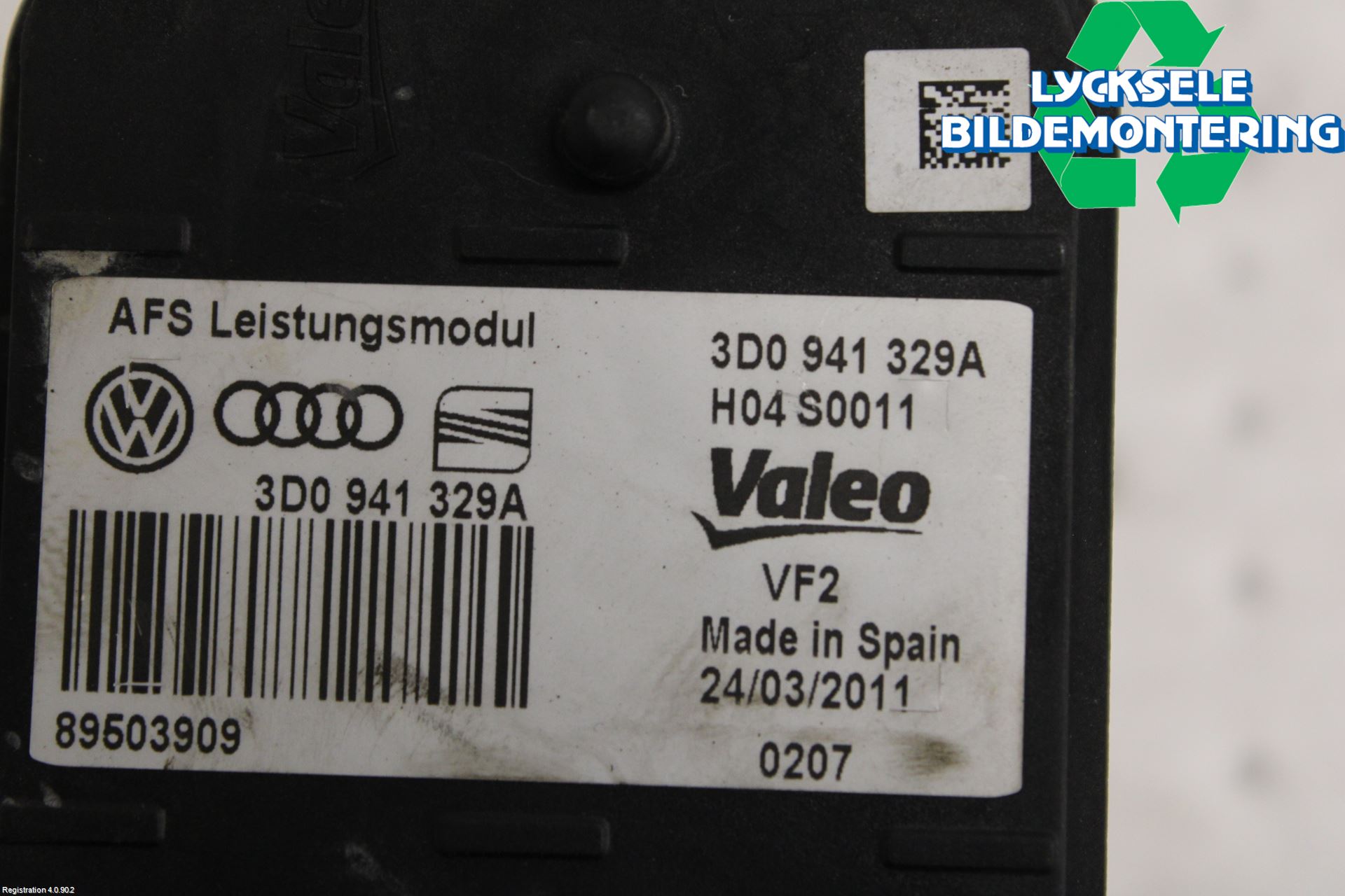 Volkswagen VW PASSAT 11-14 Styrenhet Strålkastare