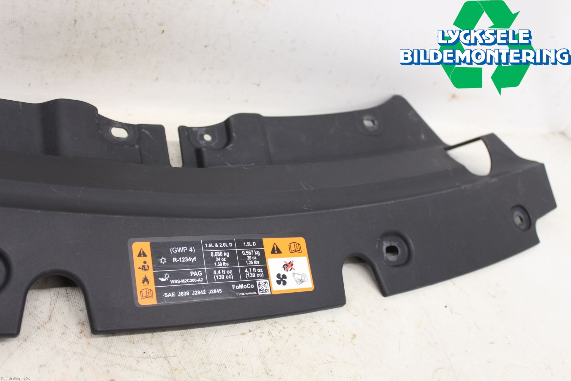 Ford KUGA 17-19 Deflektor Plåt-Plast Kylning