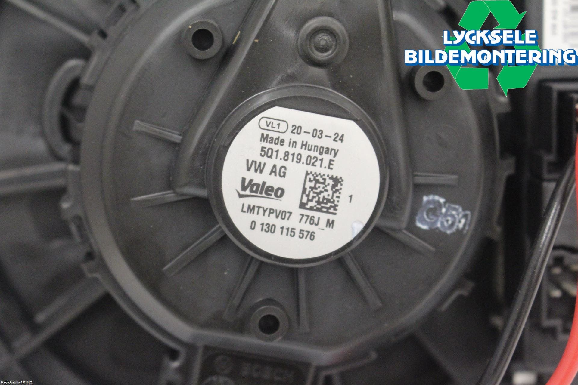 Audi A3/S3 8Y 21- Ac Värmefläkt