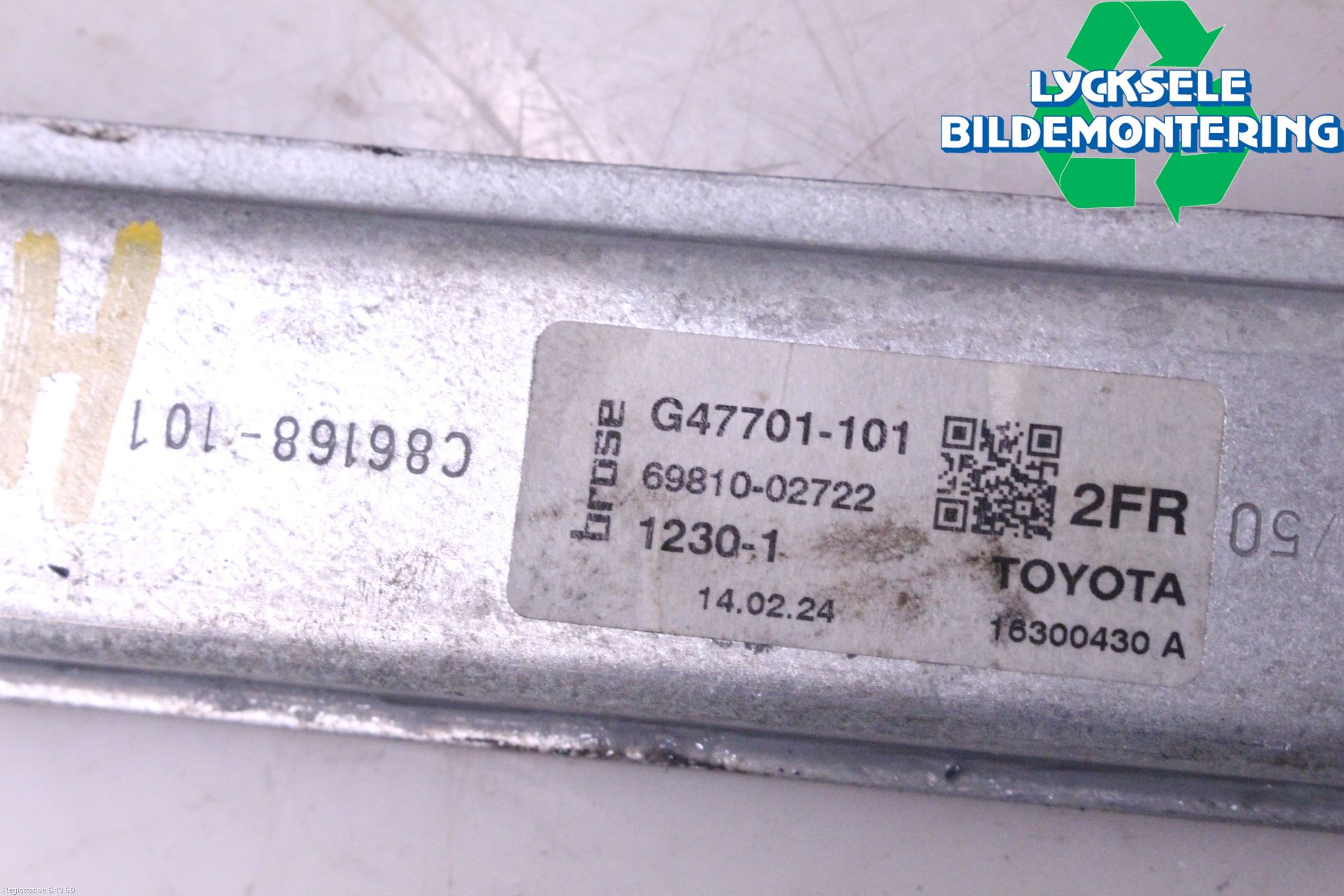 Toyota COROLLA 19- Fönsterhiss El Kompl