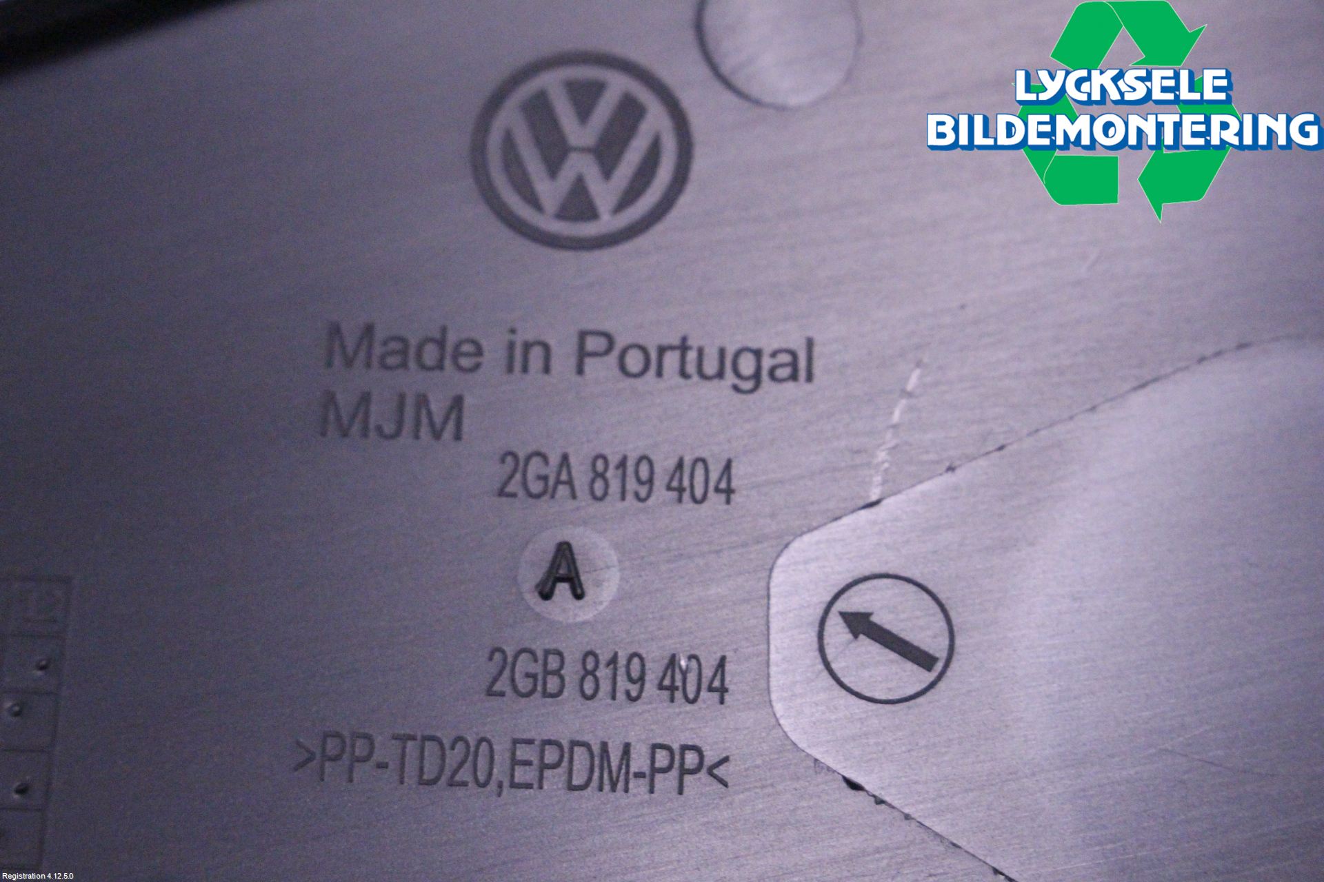 Volkswagen VW T-ROC 18- Torpedplåt-Torpedplast