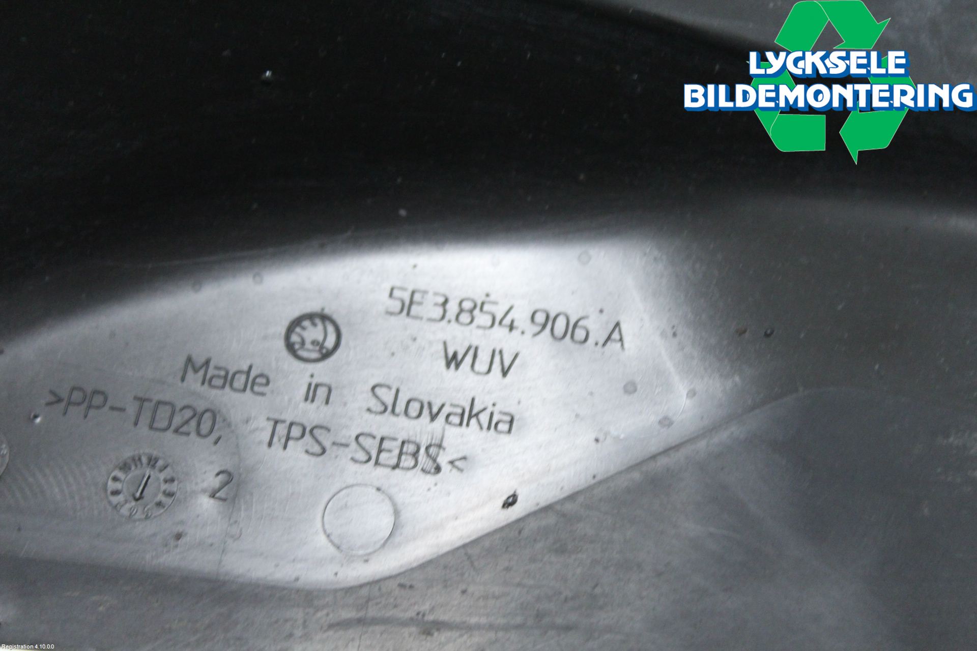 Skoda OCTAVIA (5E) 13-20 Skärm Inner