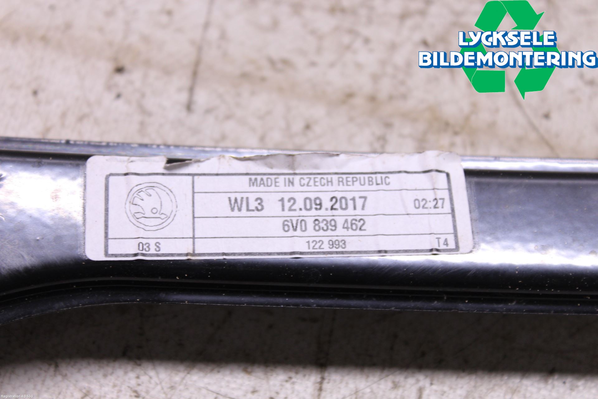 Skoda FABIA 15-21 Fönsterhissmekanism