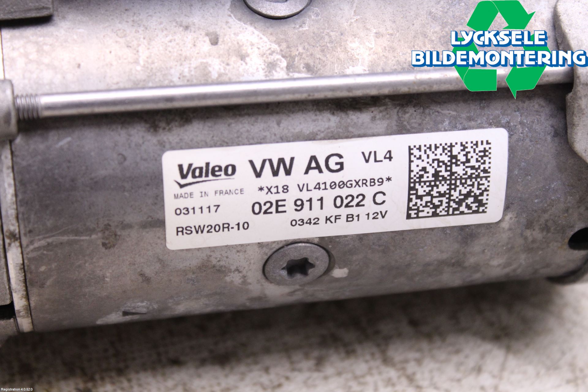 Volkswagen VW PASSAT 15-19 Startmotor Diesel
