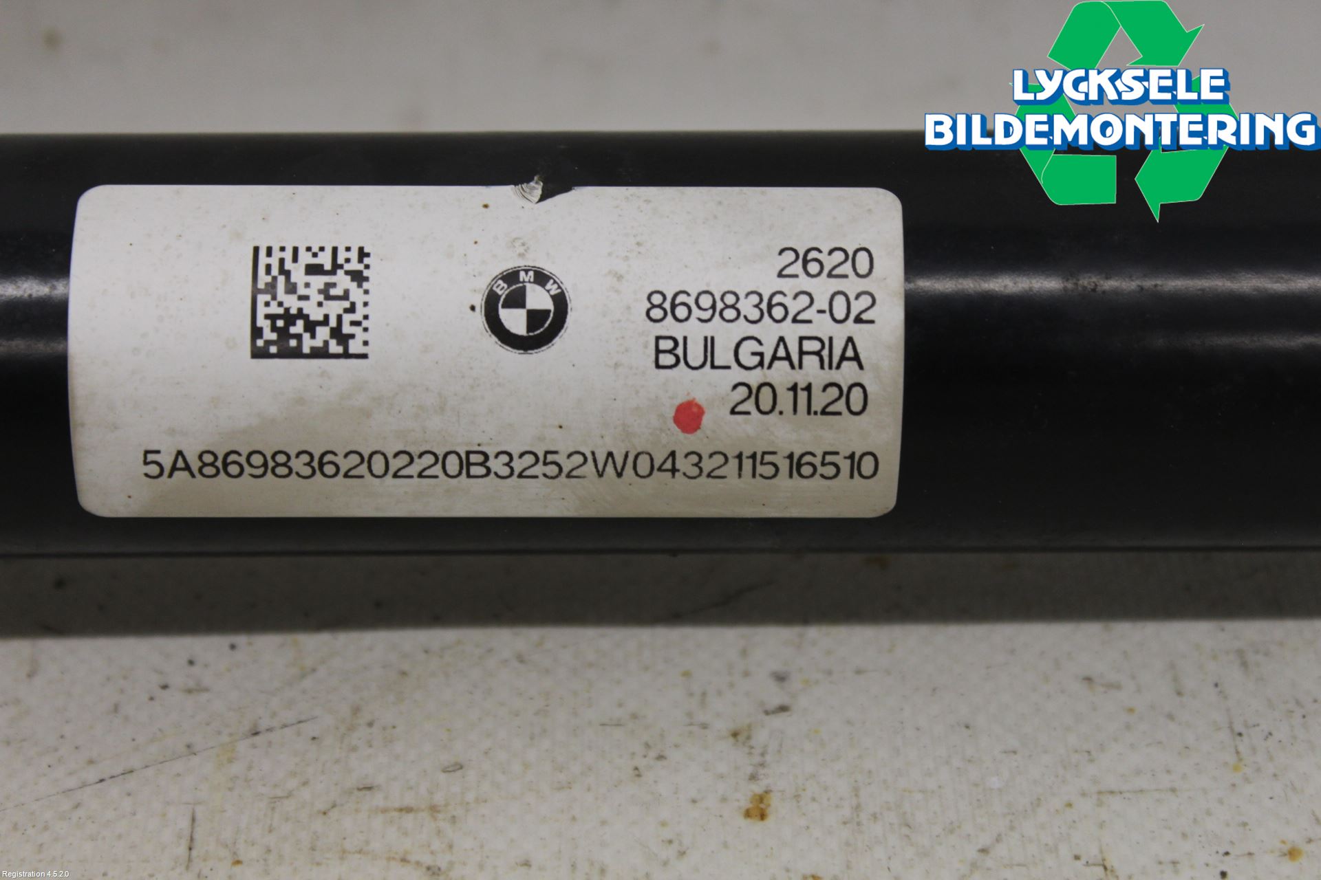 BMW X7 G07 19- Mellanaxel Främre 4Wd