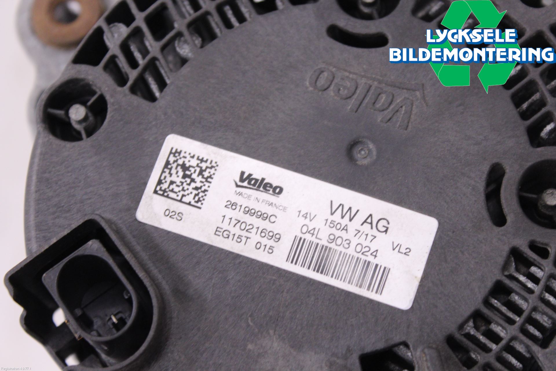 Audi A4/S4 B9 16-19 Generator