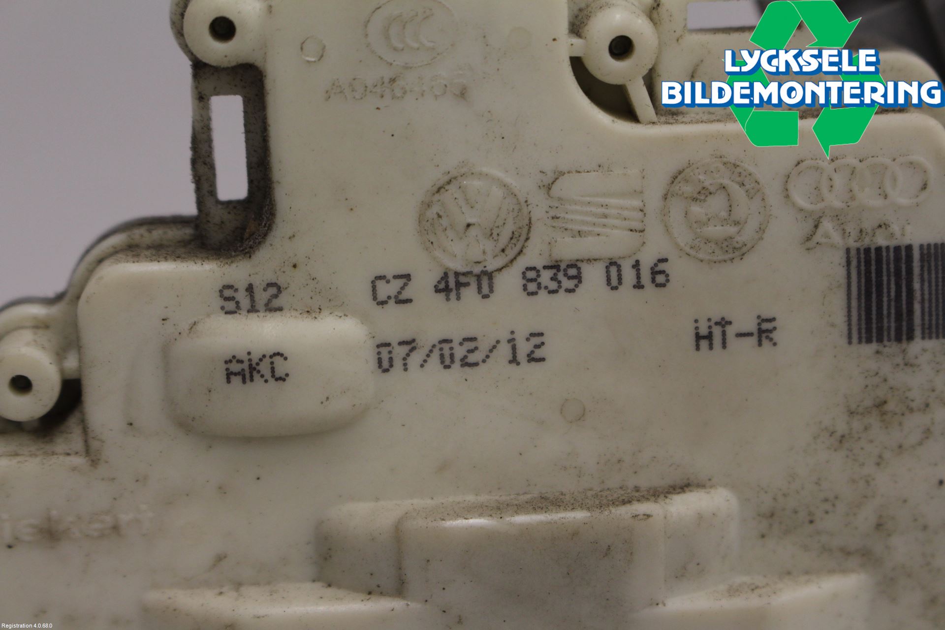 Audi A3/S3 05-13 Låskista-Dörrlås