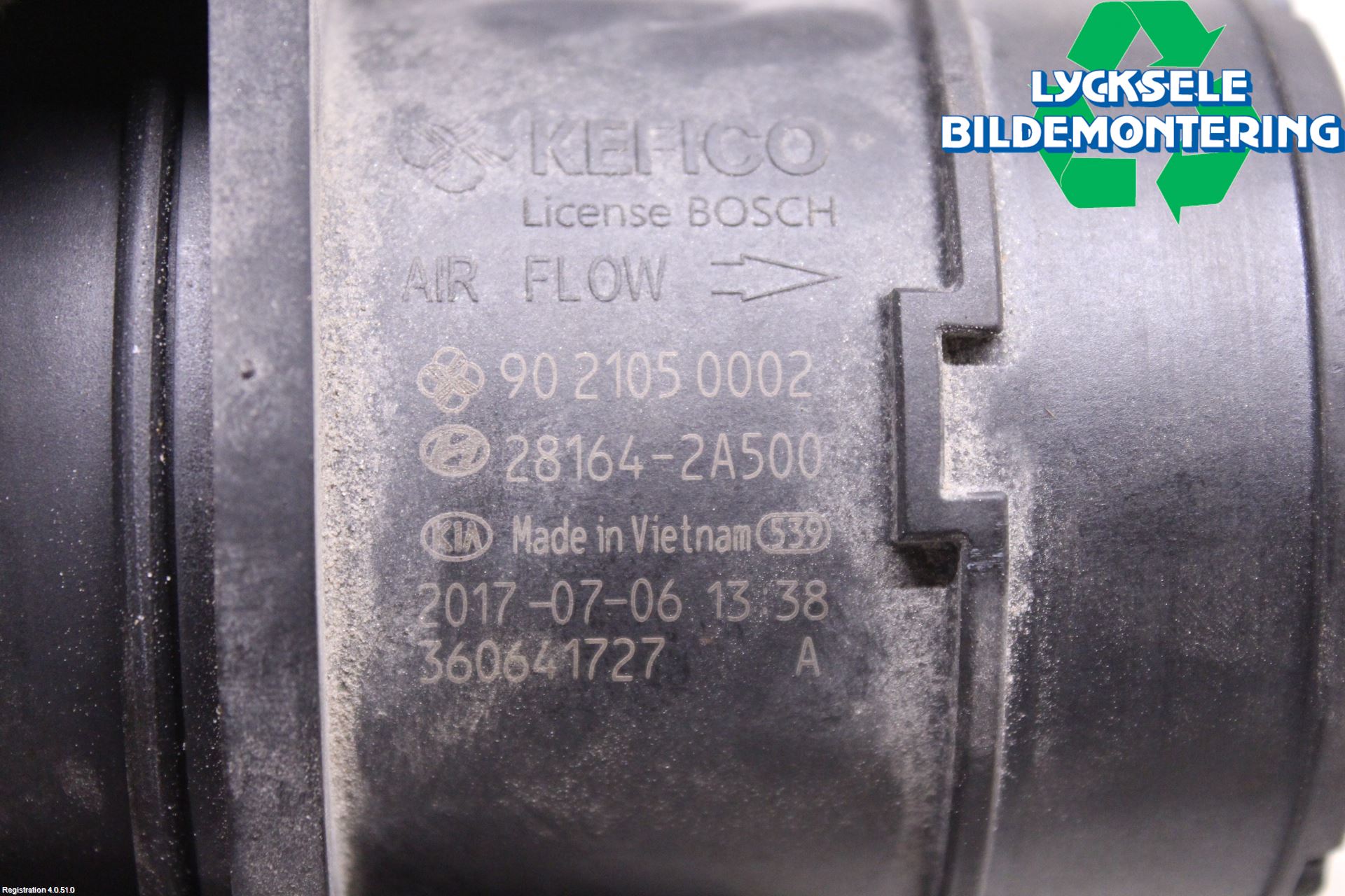 Kia SOUL 09- Injluftmassamätare