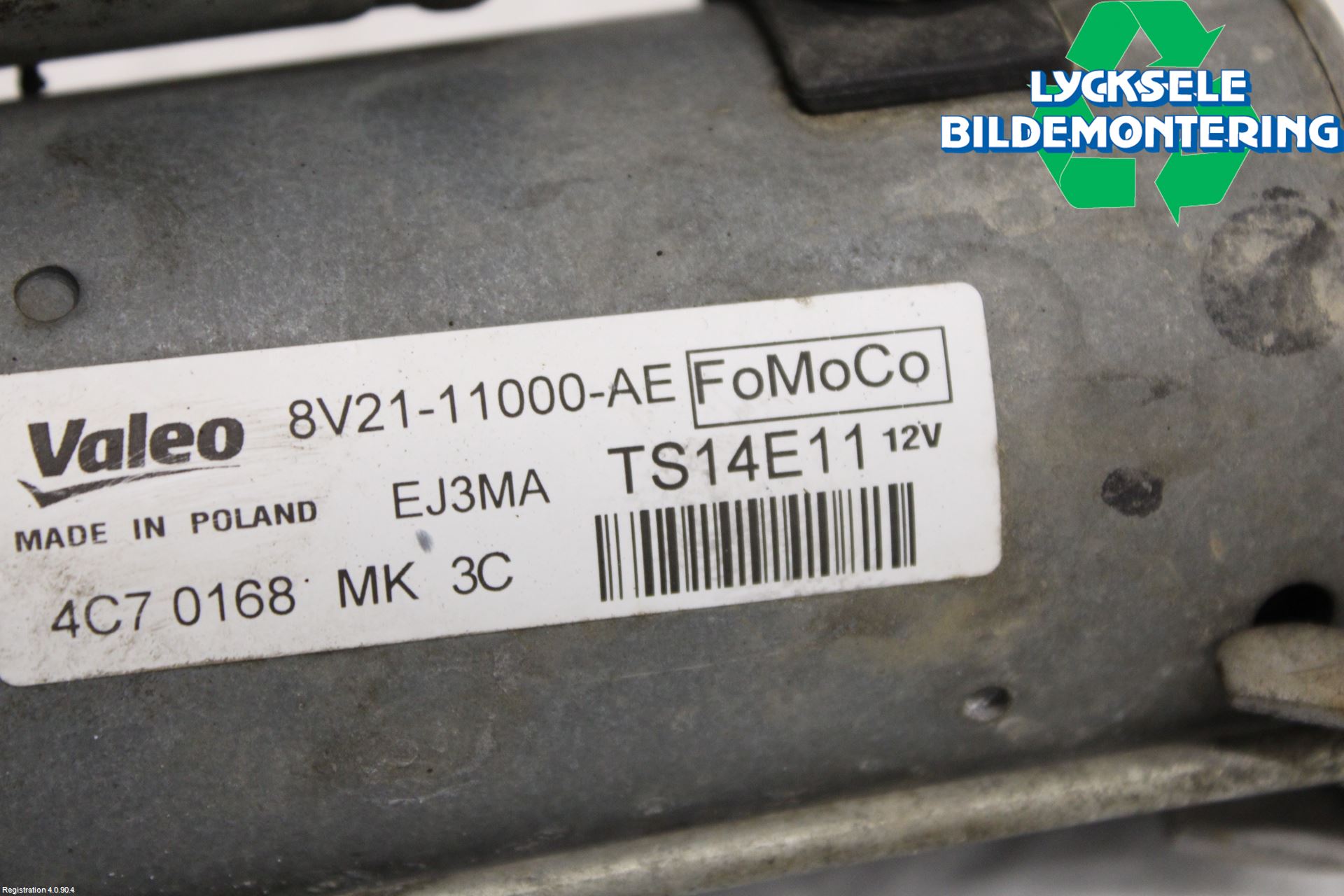 Ford TRANSIT/TOURNEO COURIER 13-23 Startmotor Diesel