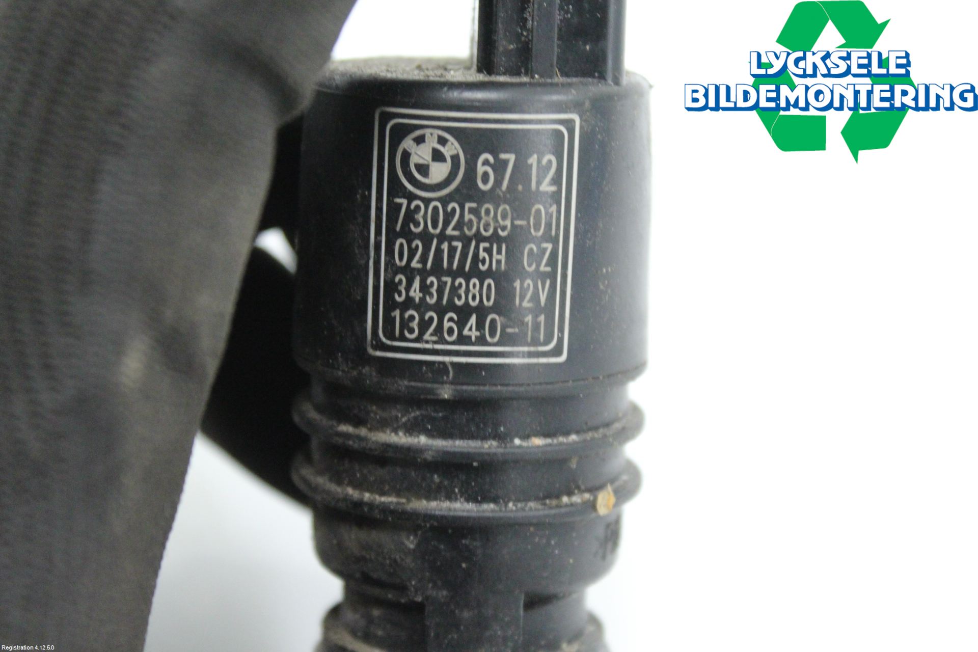 BMW 3 F30/F31/F80 12-19 Spolarpump Vindruta
