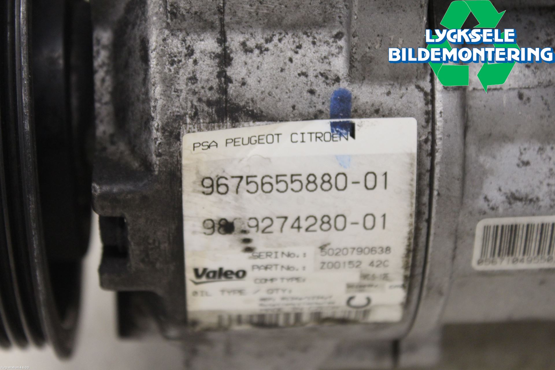 Peugeot 308 14-21 Ac Kompressor