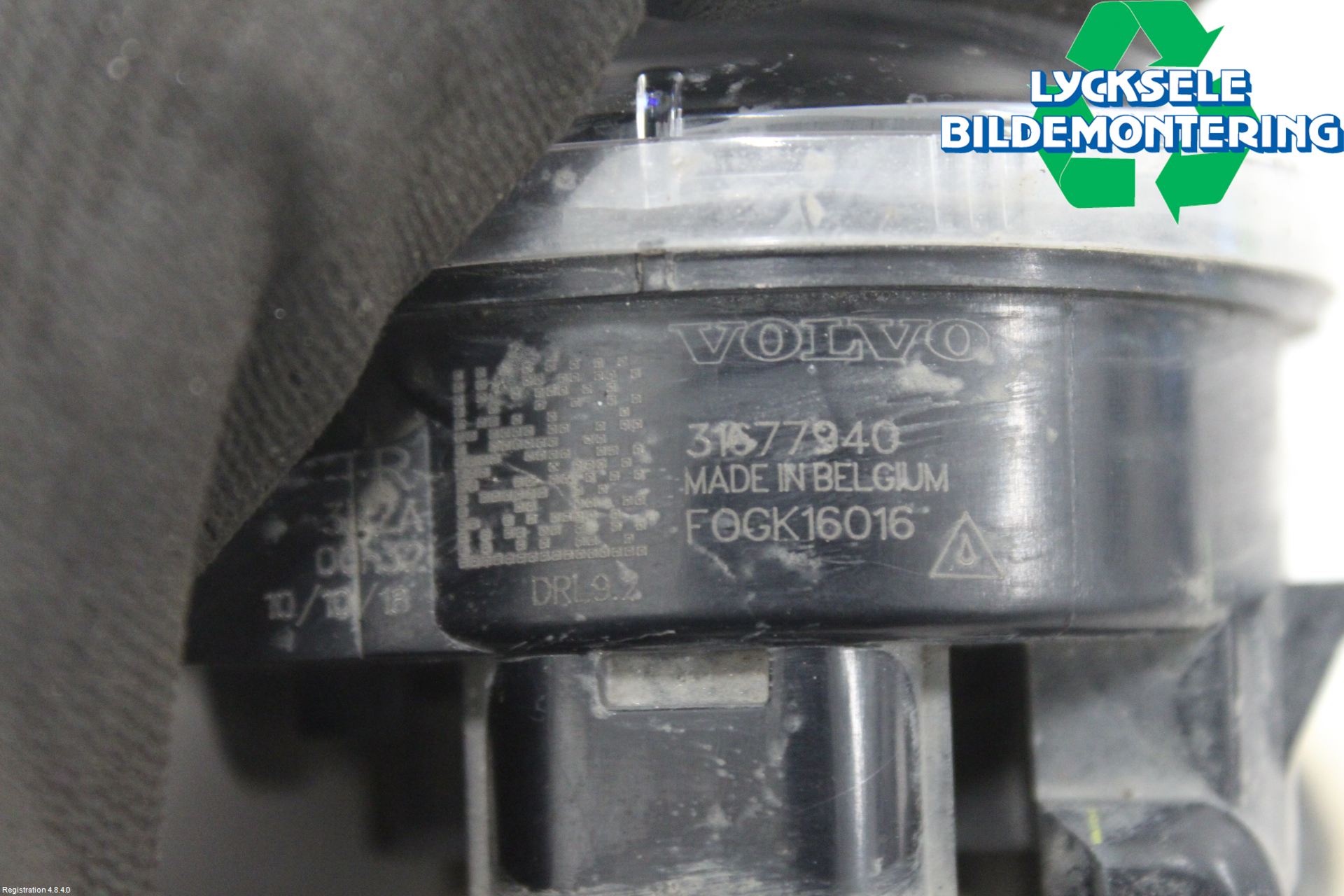 Volvo V60 19- Dimljus-Varselljus Fram