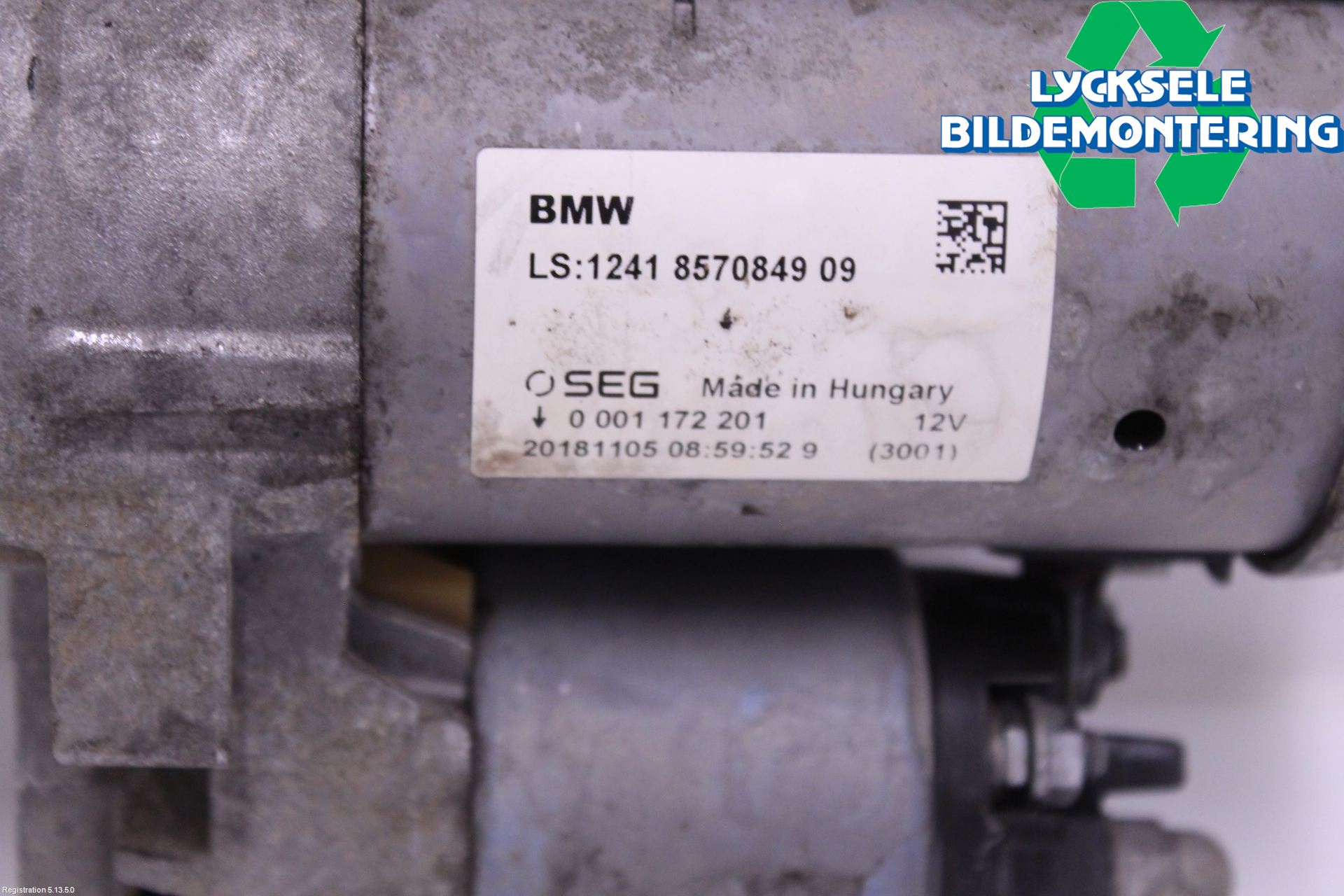 BMW 1 F20/F21 11-19 Startmotor