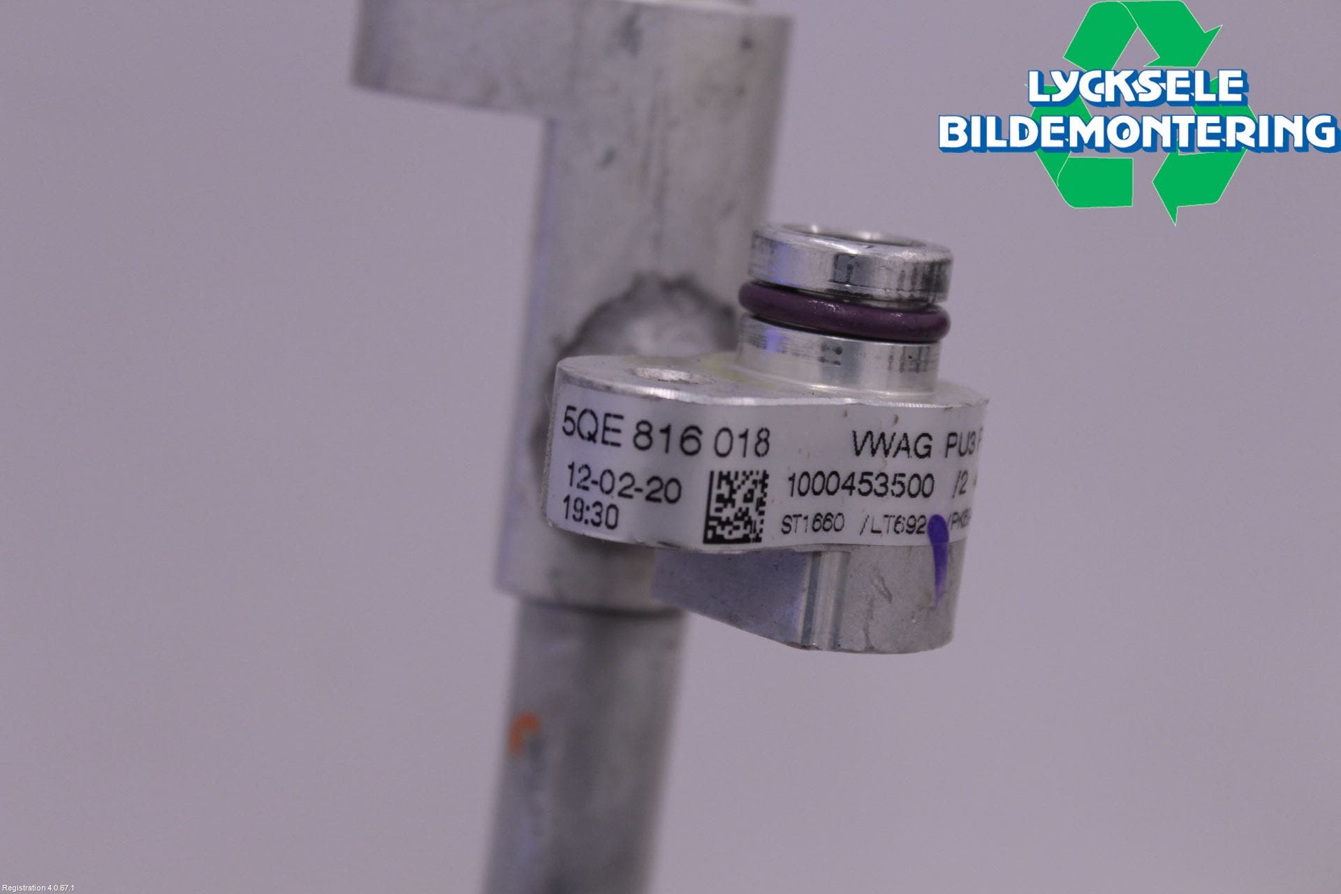 Volkswagen VW GOLF / E-GOLF VII 13-20 Ac Slang-Rör