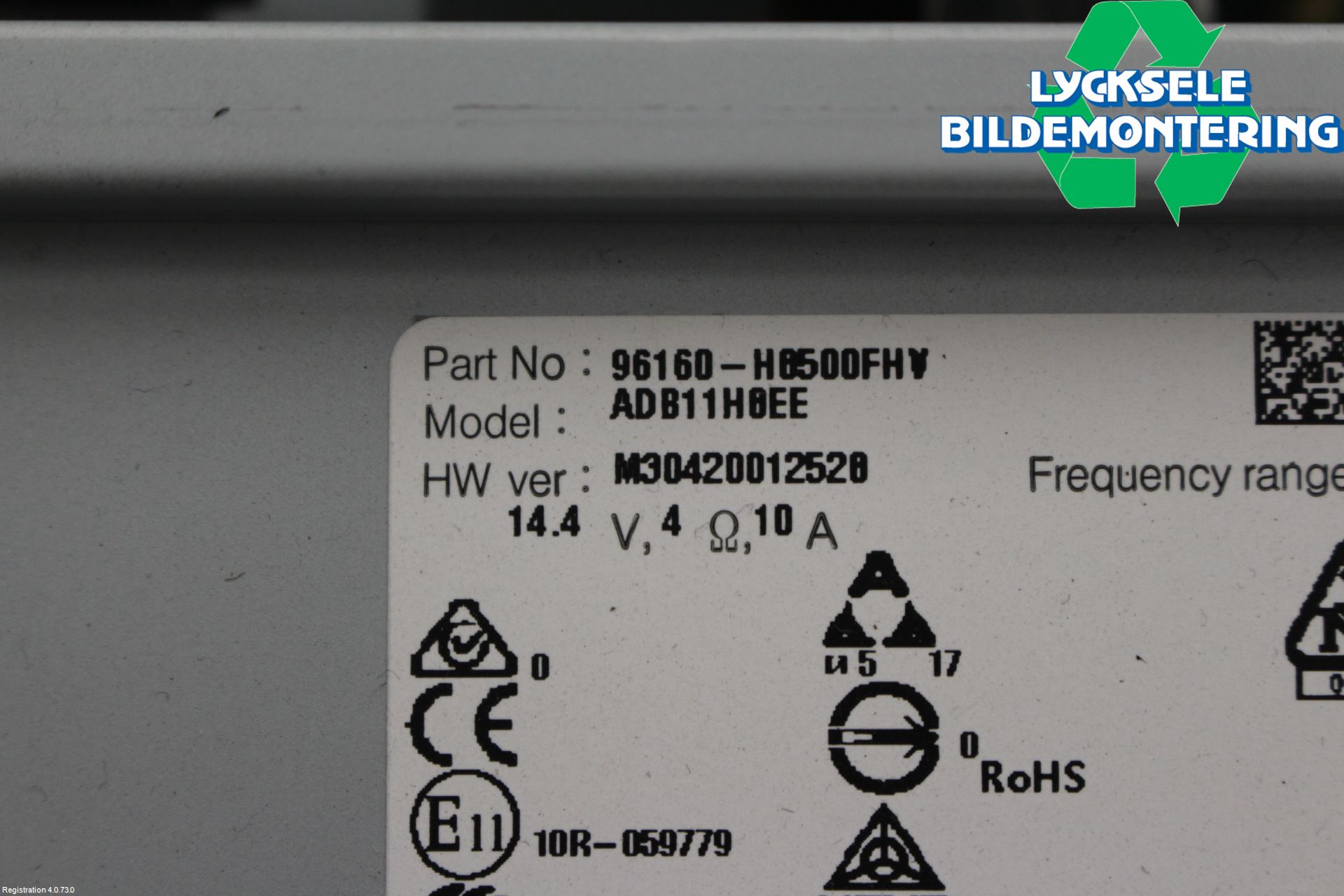 Kia RIO 17- Cd Radio - Multimediapanel