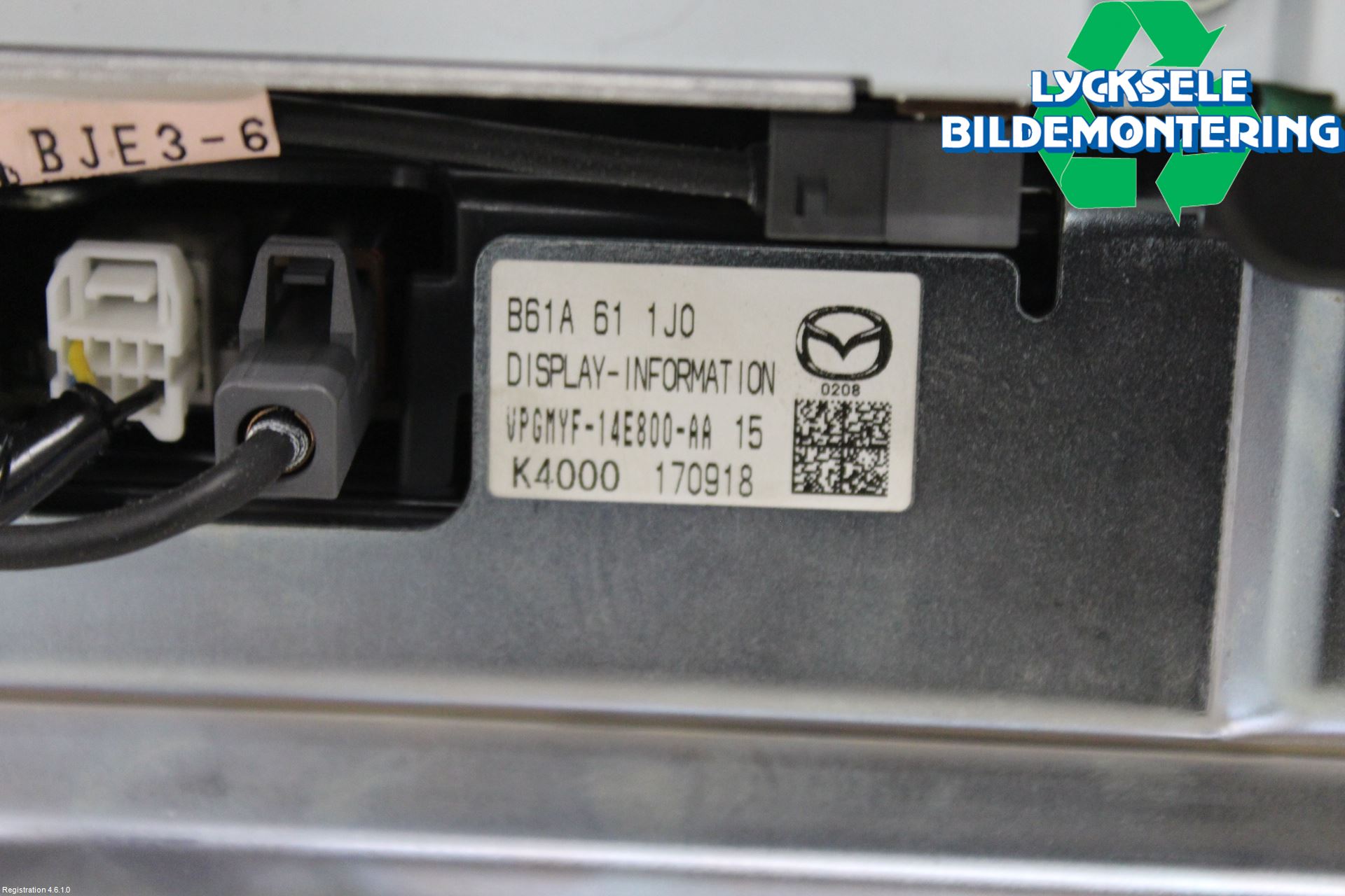Mazda 3 III 14-19 Cd Radio - Multimediapanel