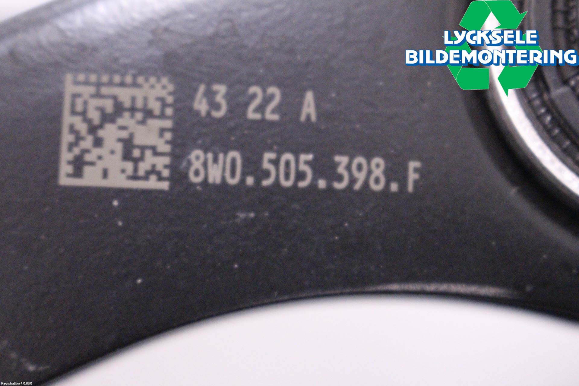 Audi A4/S4 B9 20- Bärarm Bak Övre Höger