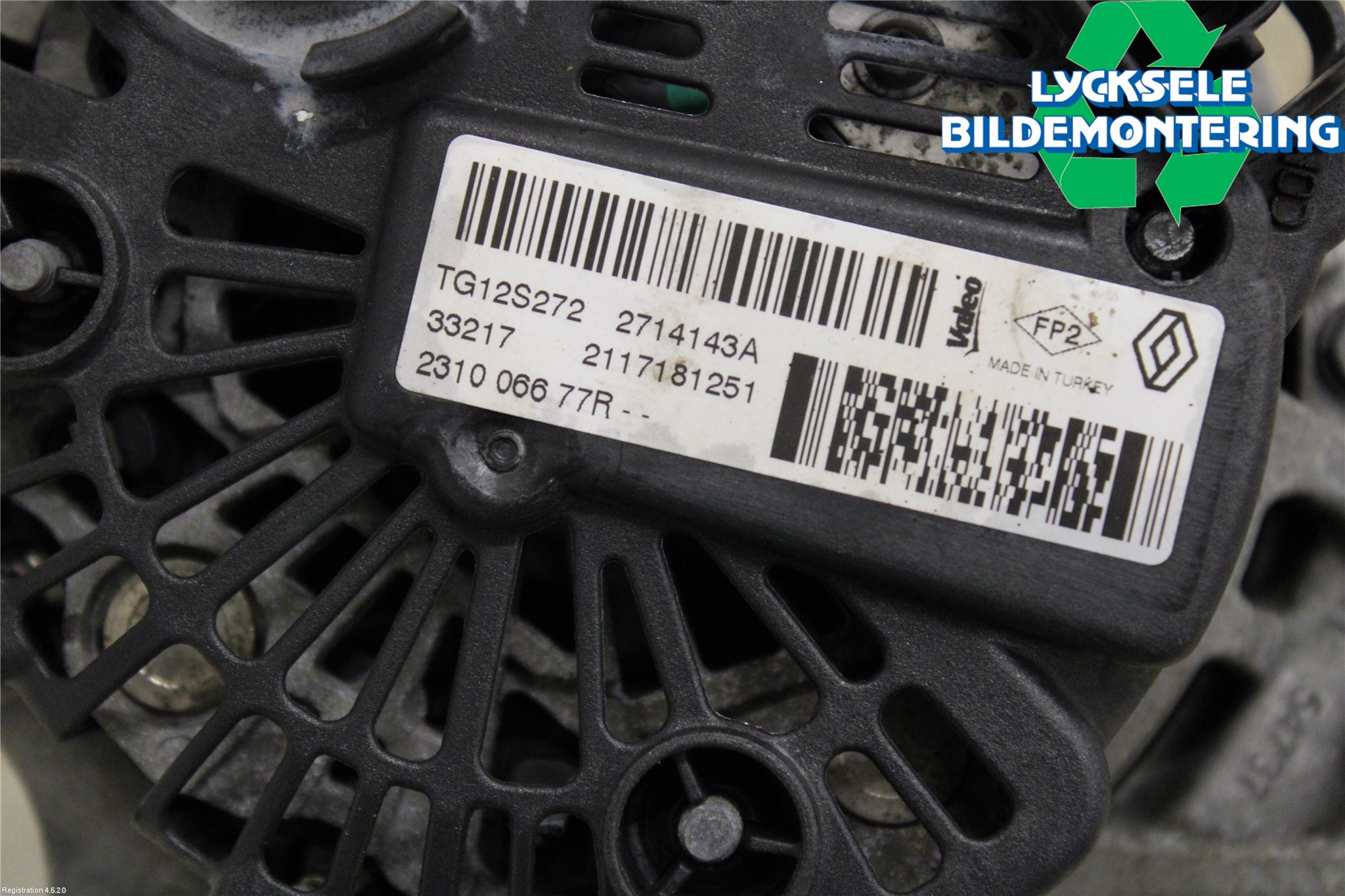 Dacia DUSTER 10-17 Generator