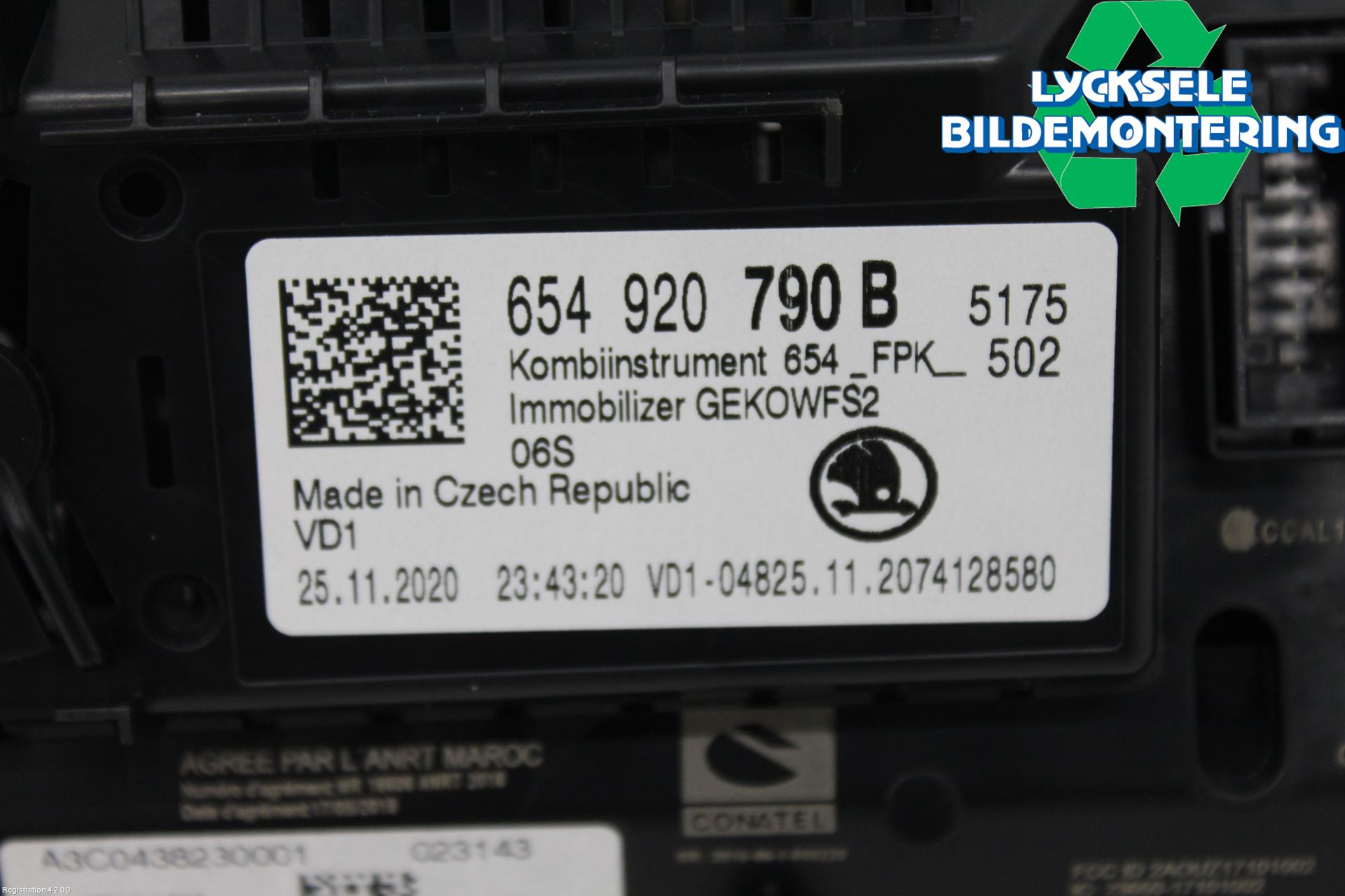 Skoda KAMIQ 20- Instrument Komb