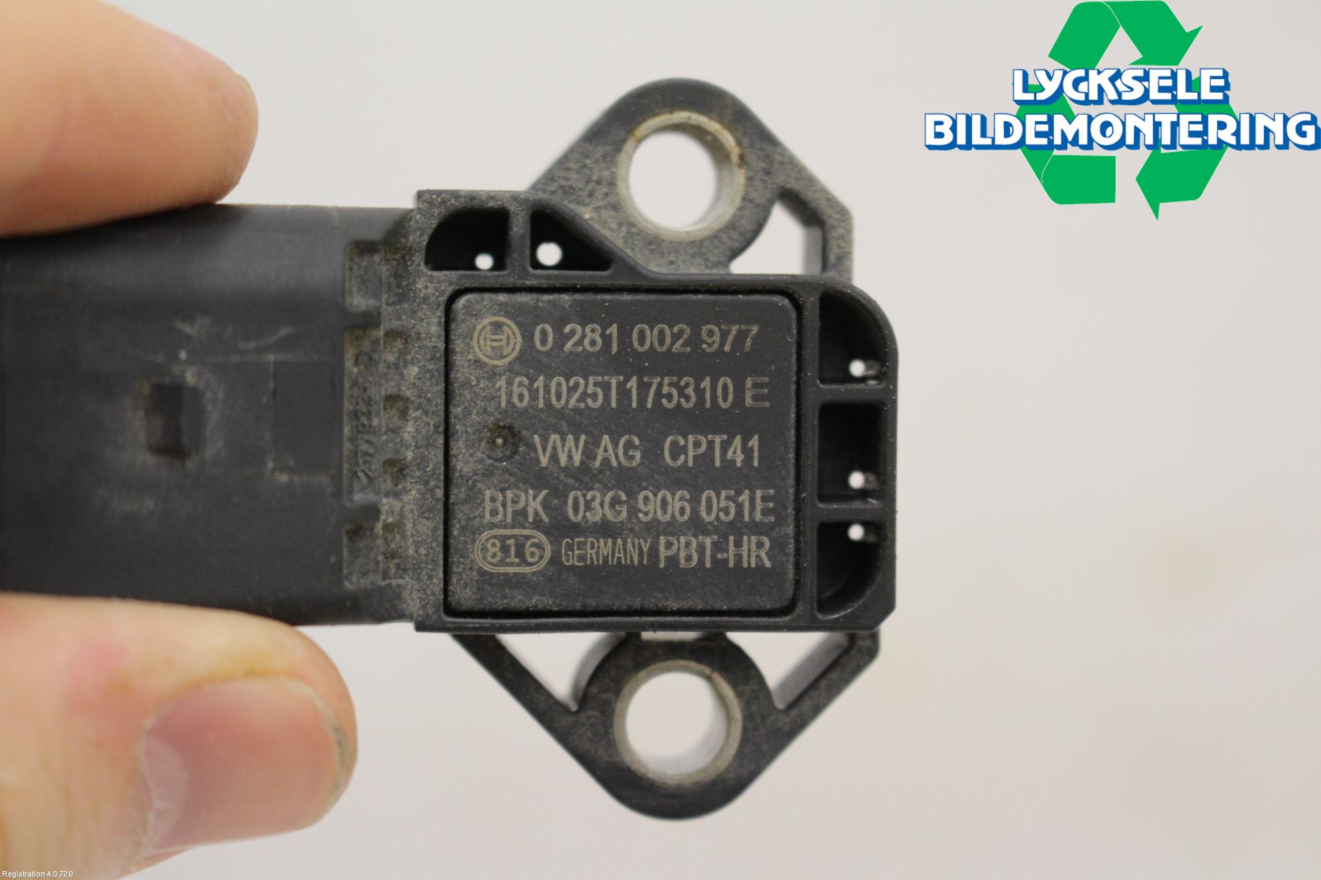 Skoda FABIA 15-21 Givare Laddluftstryck