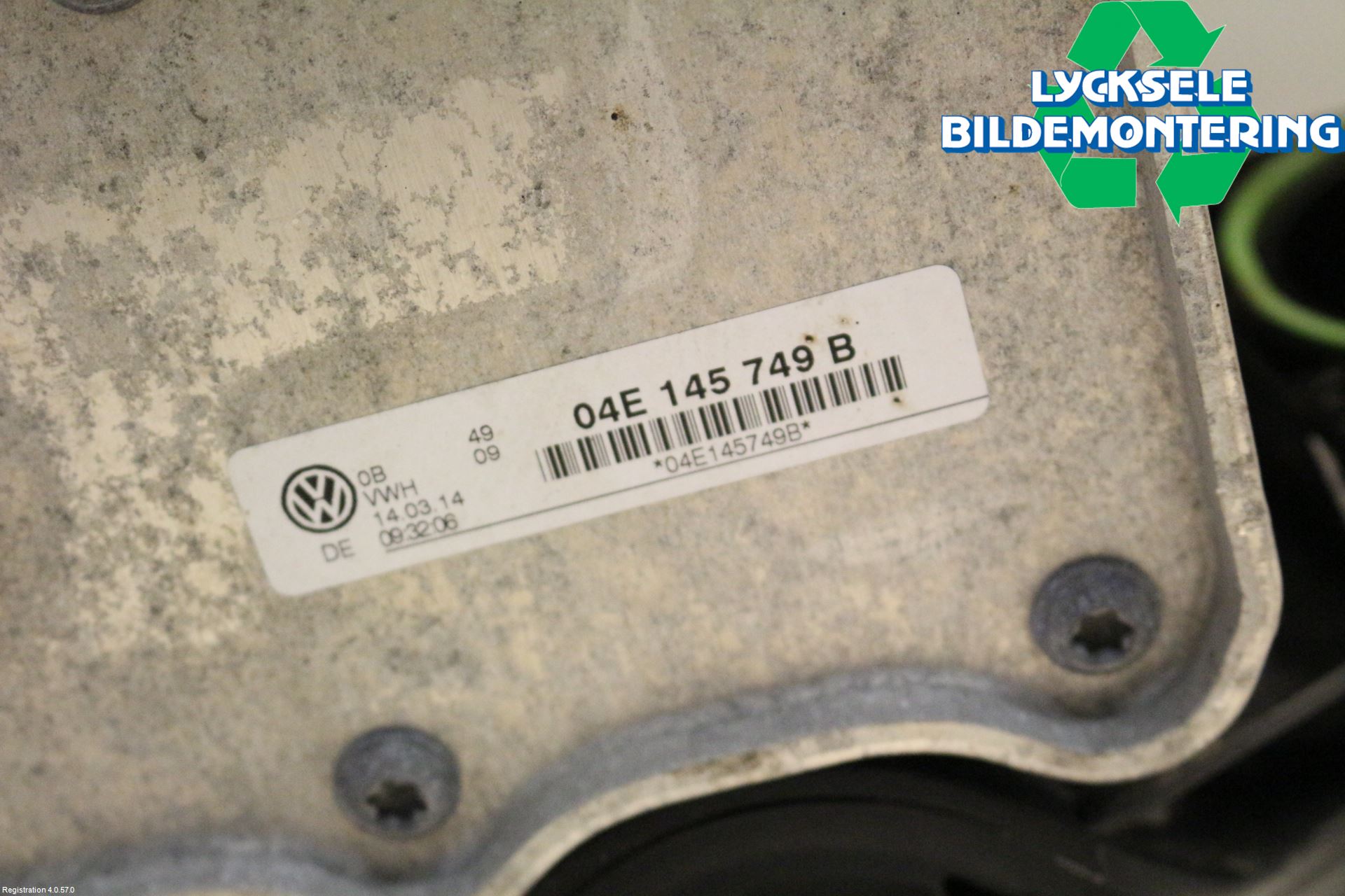 Volkswagen VW GOLF / E-GOLF VII 13-20 Grenrör Insug