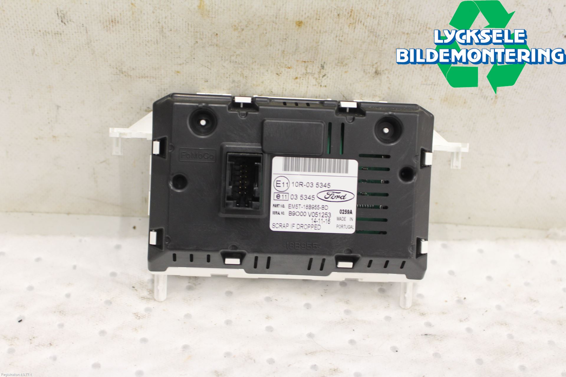 Ford TRANSIT/TOURNEO CONNECT 13-22 Bildskärm