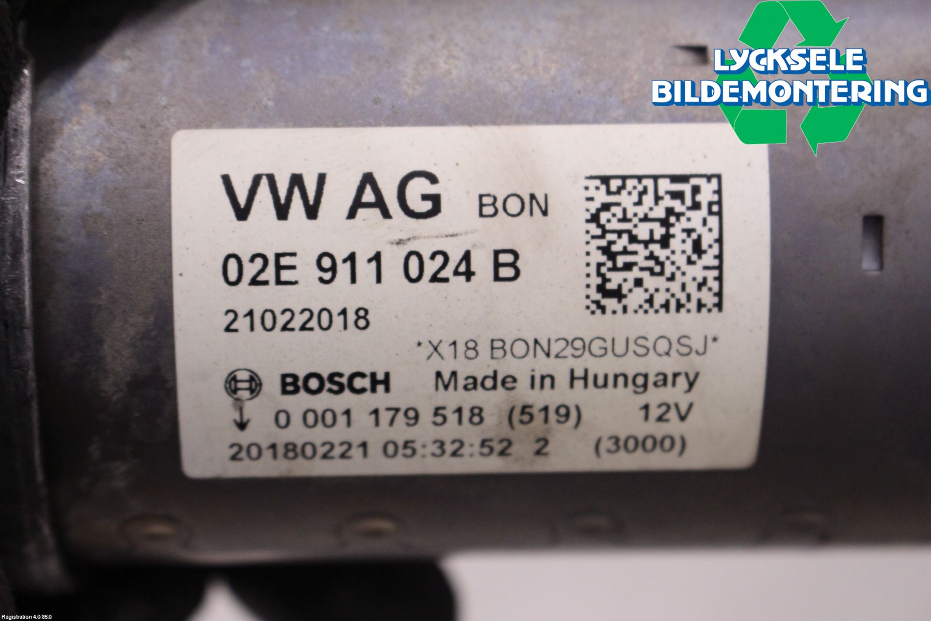 Skoda ROOMSTER Startmotor