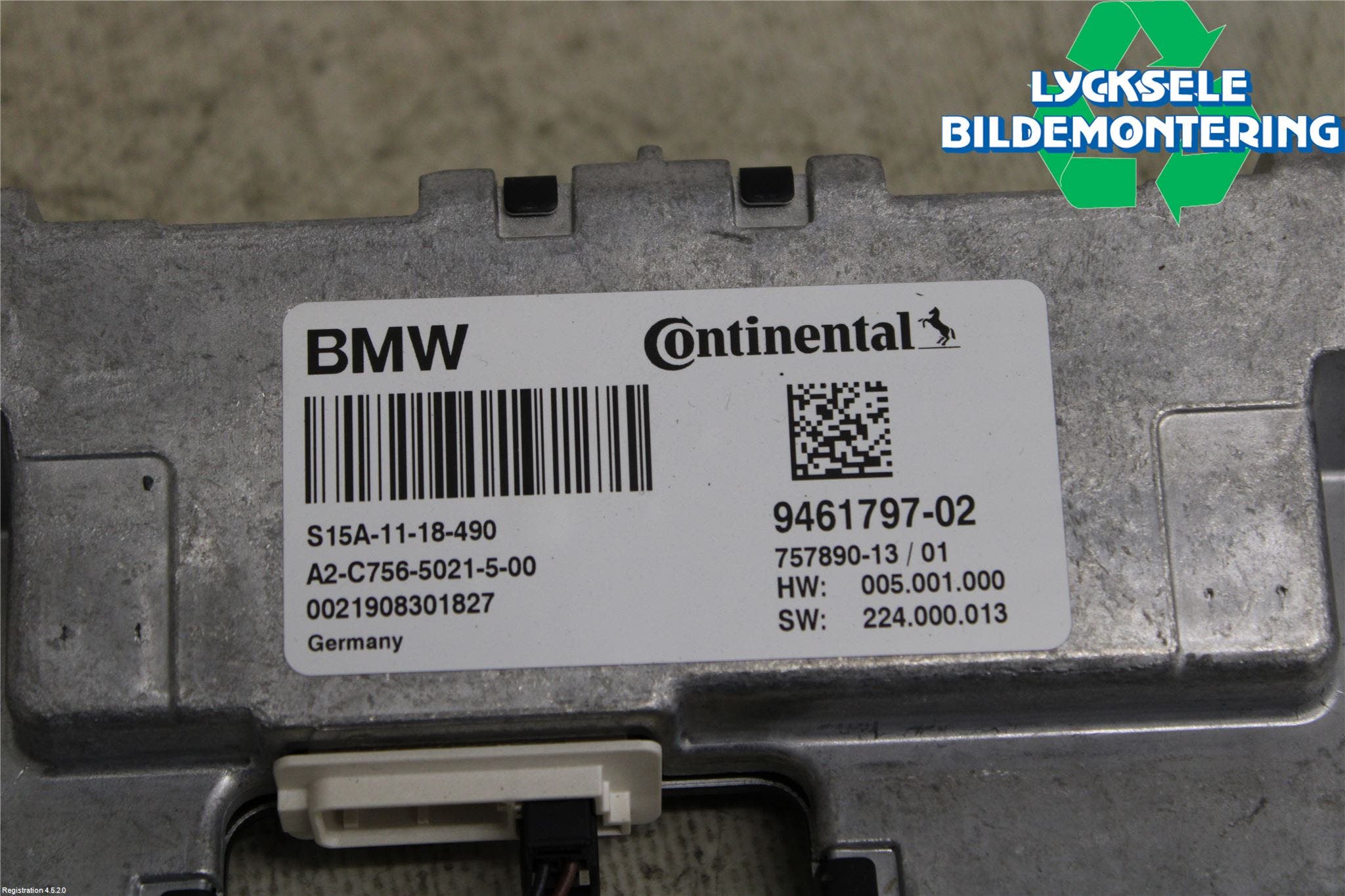 BMW X3 G01 18- Parkeringshjälp Kamera