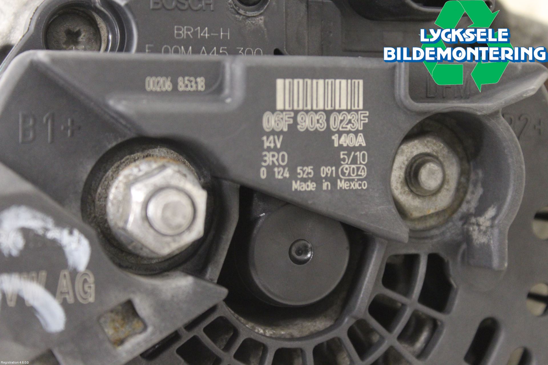 Volkswagen VW GOLF VI 09-13 Generator