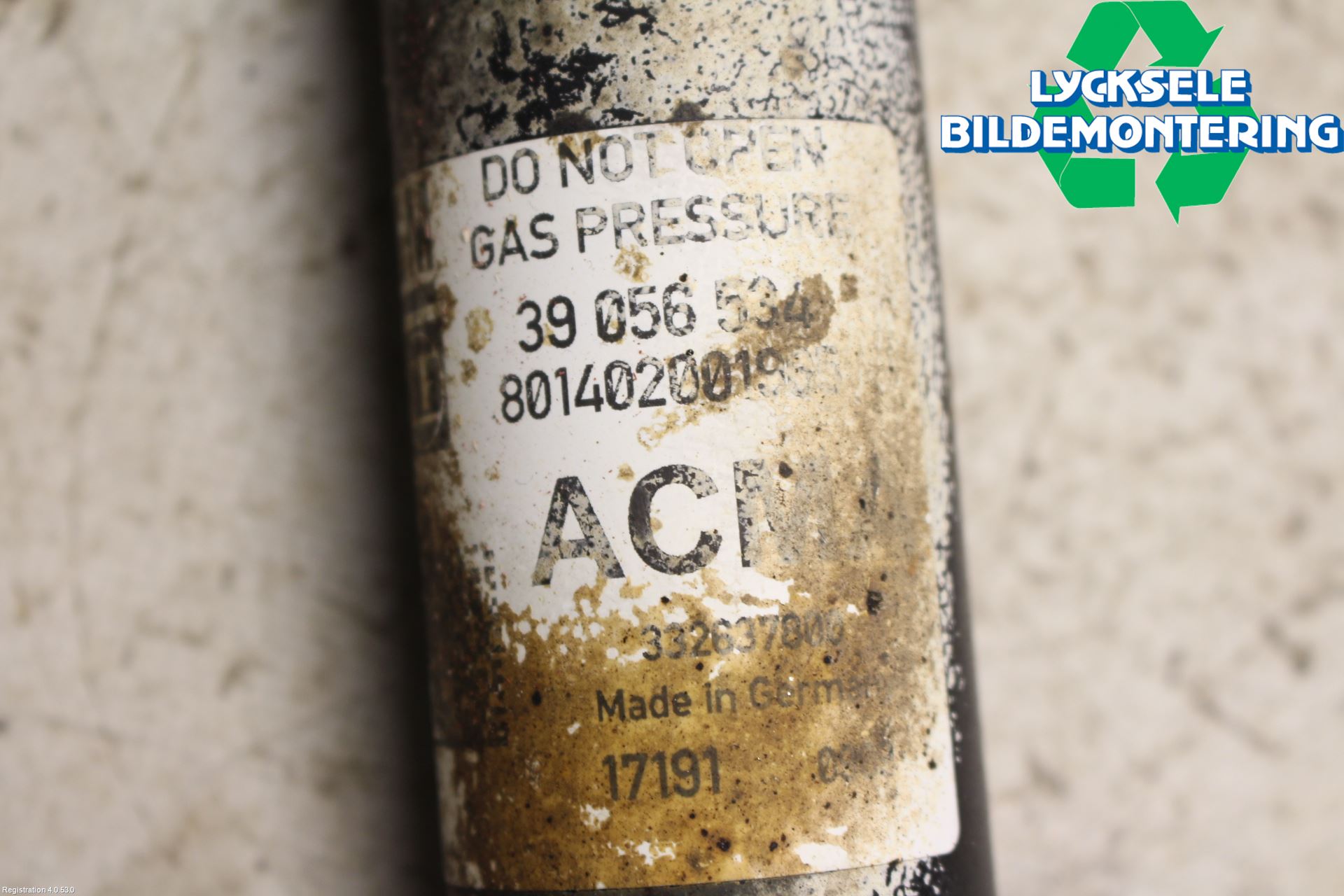 Opel ASTRA K 16-22 Stötdämpare Bak