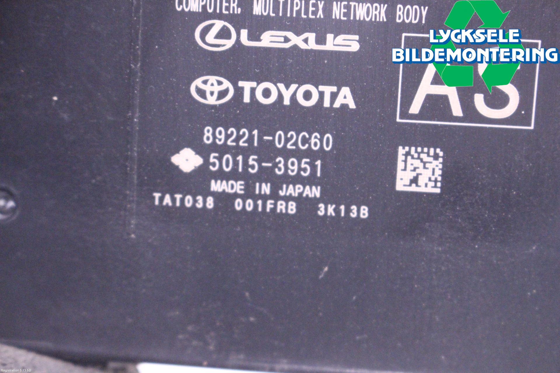 Toyota COROLLA 19- Styrenhet Övrigt