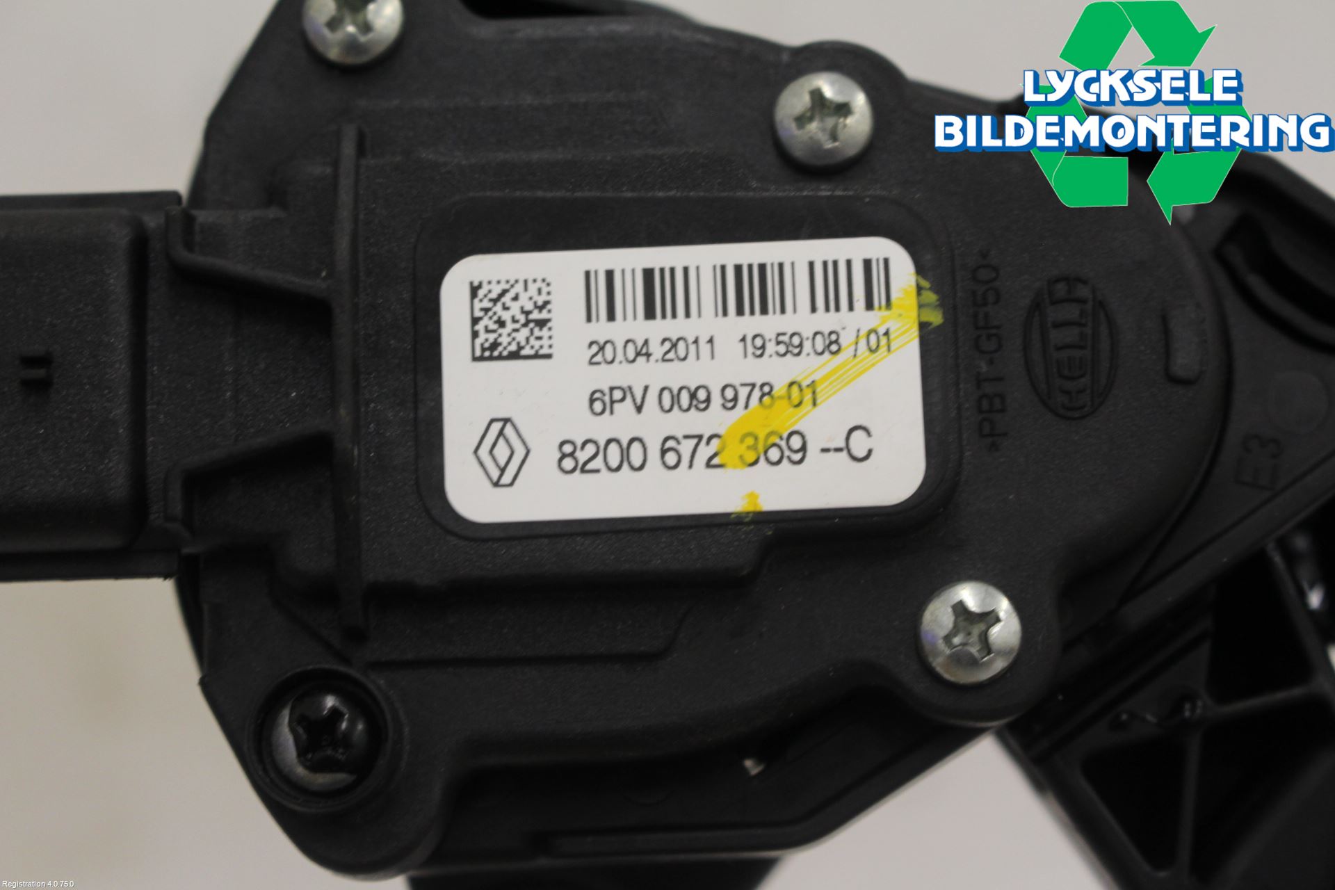 Renault MASTER III  10-14 Gaspedal