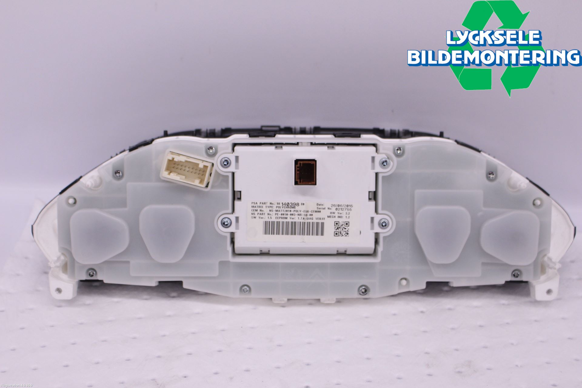 Peugeot 2008 13-20 Instrument Komb