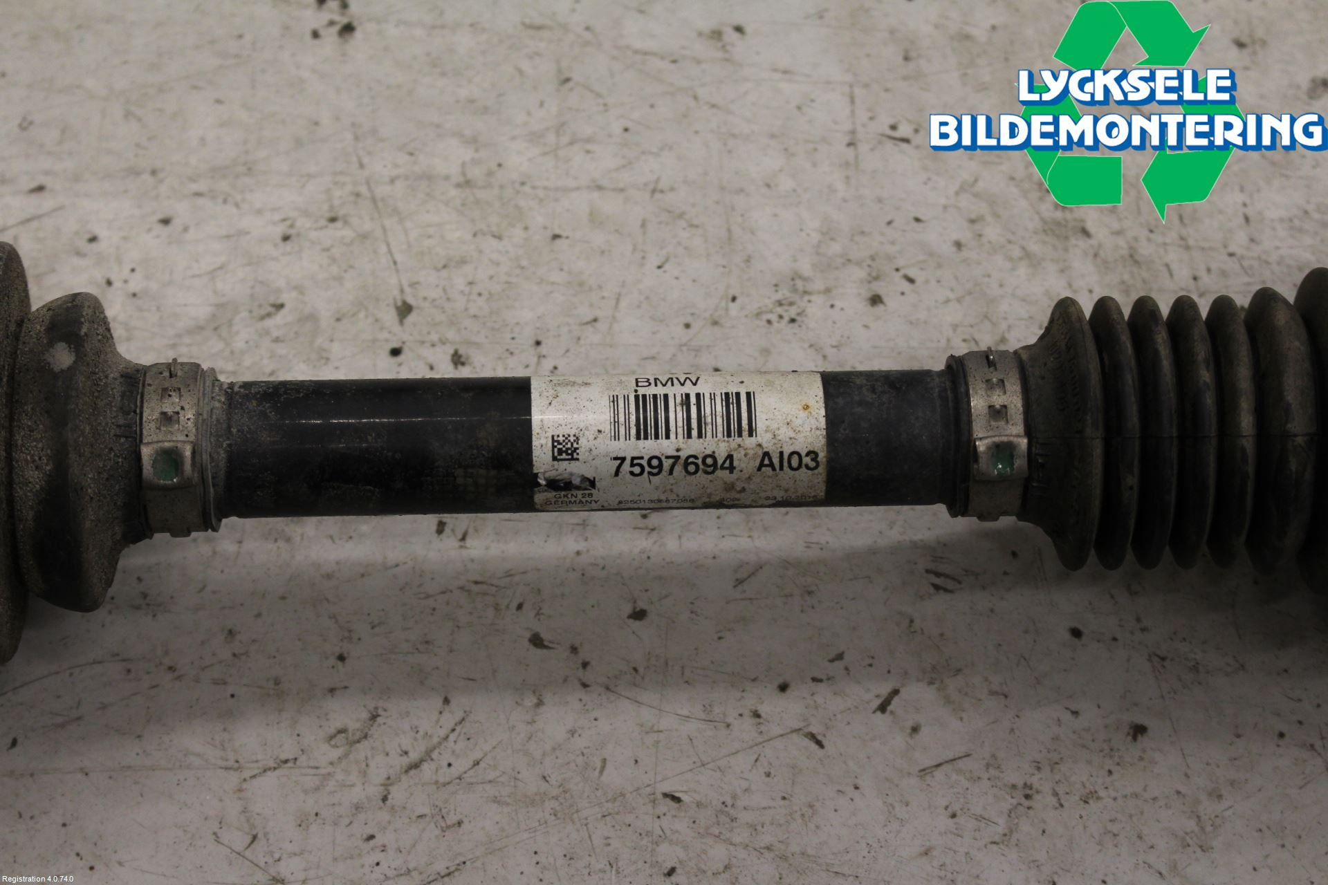 BMW 3 F30/F31/F80 12-19 Drivaxel Fram Höger