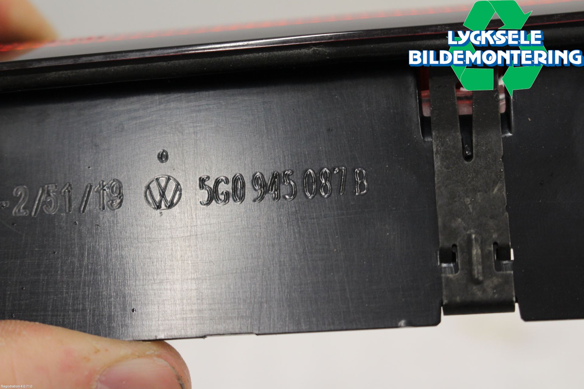 Seat TARRACO 19- Bromsljus Bakruta