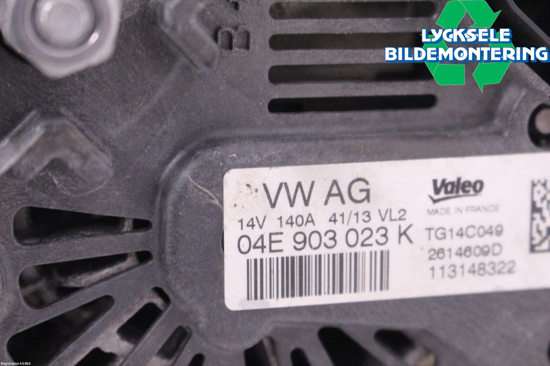 Volkswagen VW GOLF / E-GOLF VII 13-20 Generator