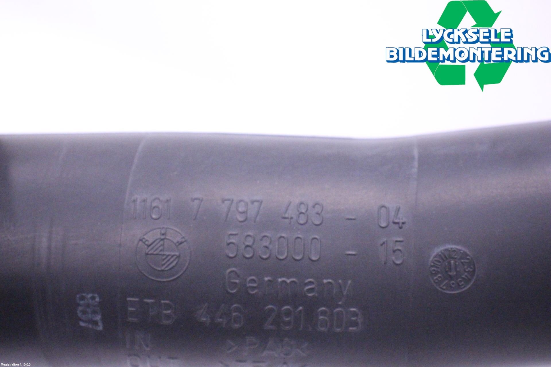 BMW X1 E84 10-15 Laddluft-Intercoolerrör