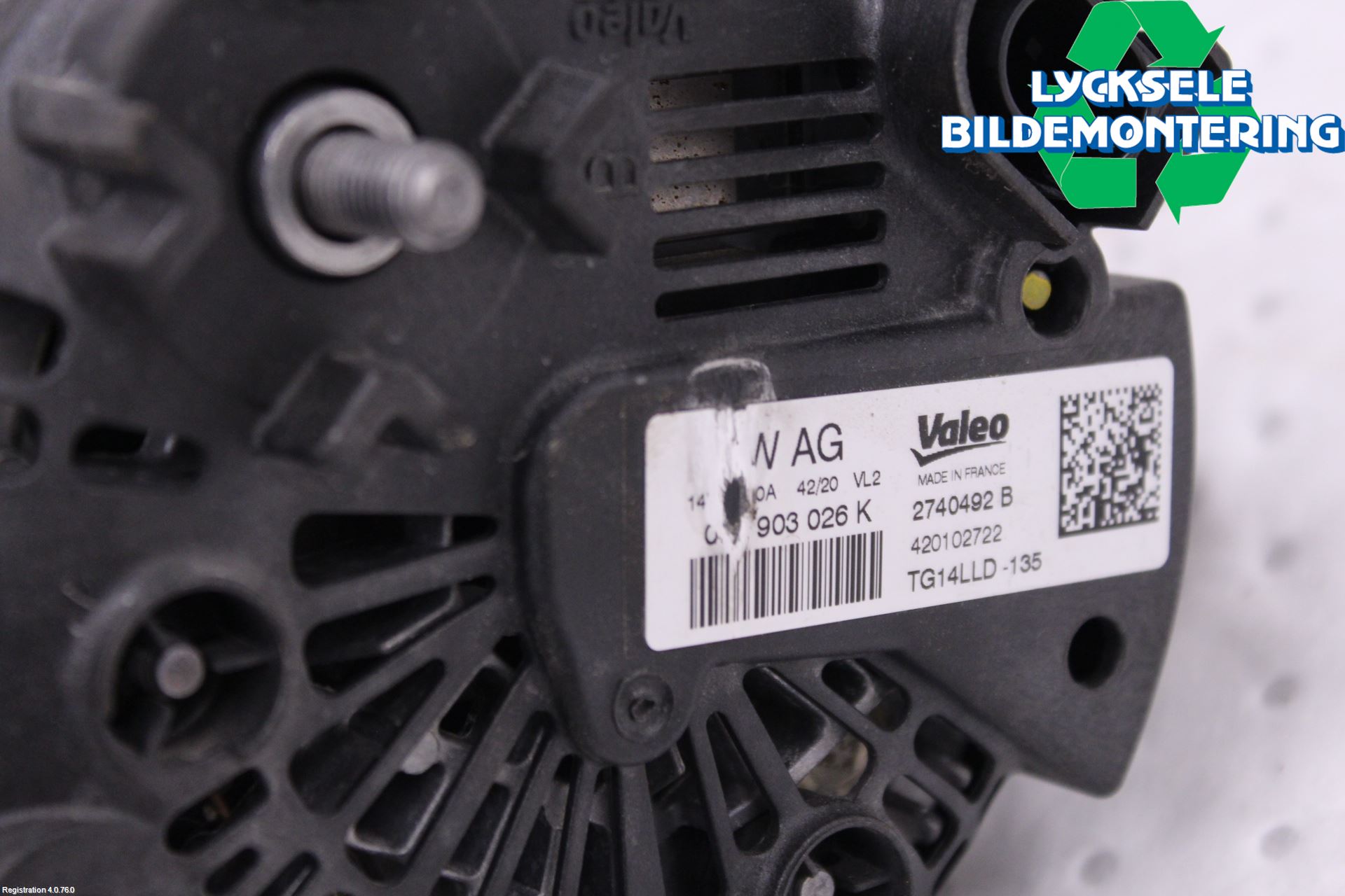 Skoda FABIA 15-21 Generator