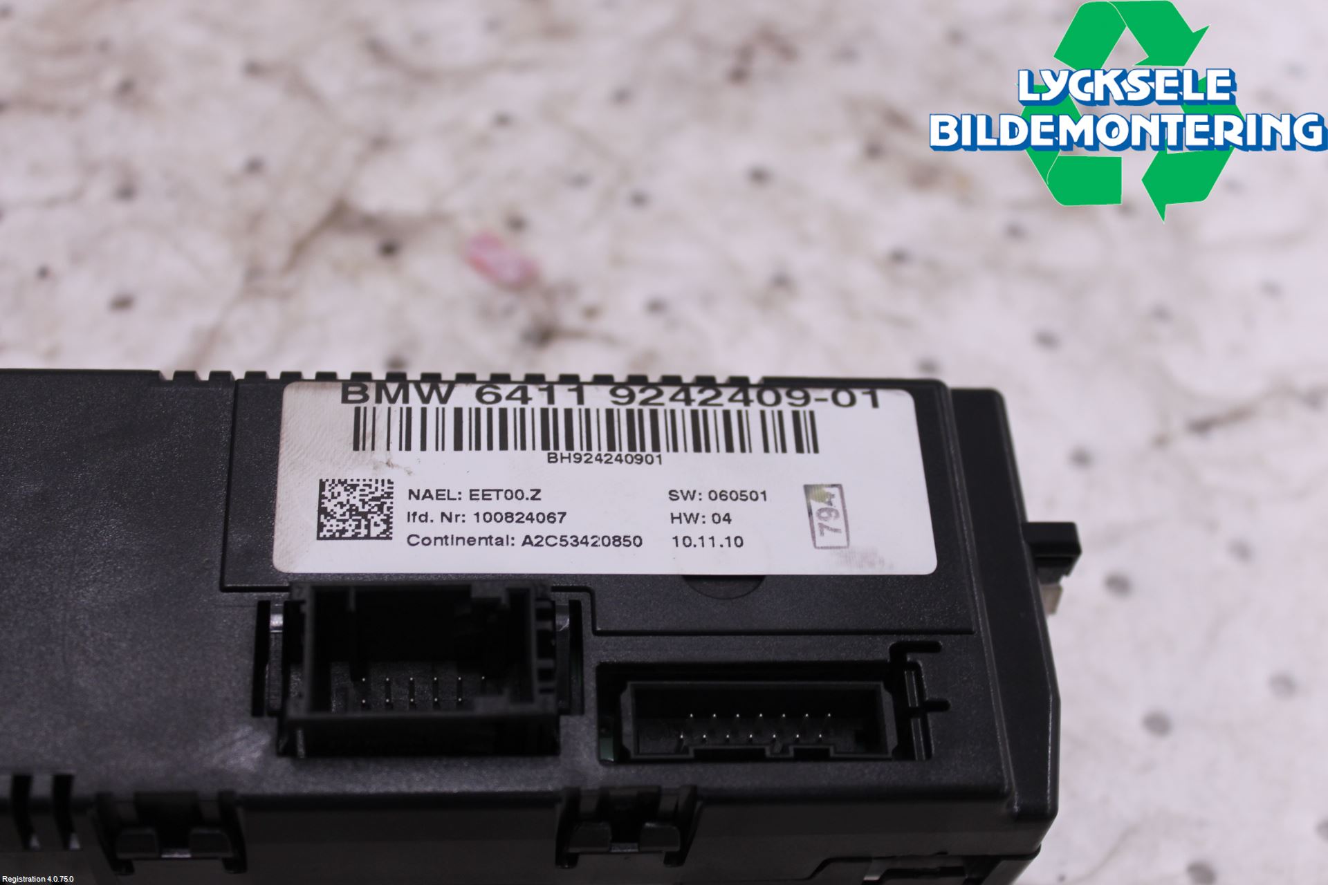 BMW X1 E84 10-15 Ac Styrenhet Ac Manöveren