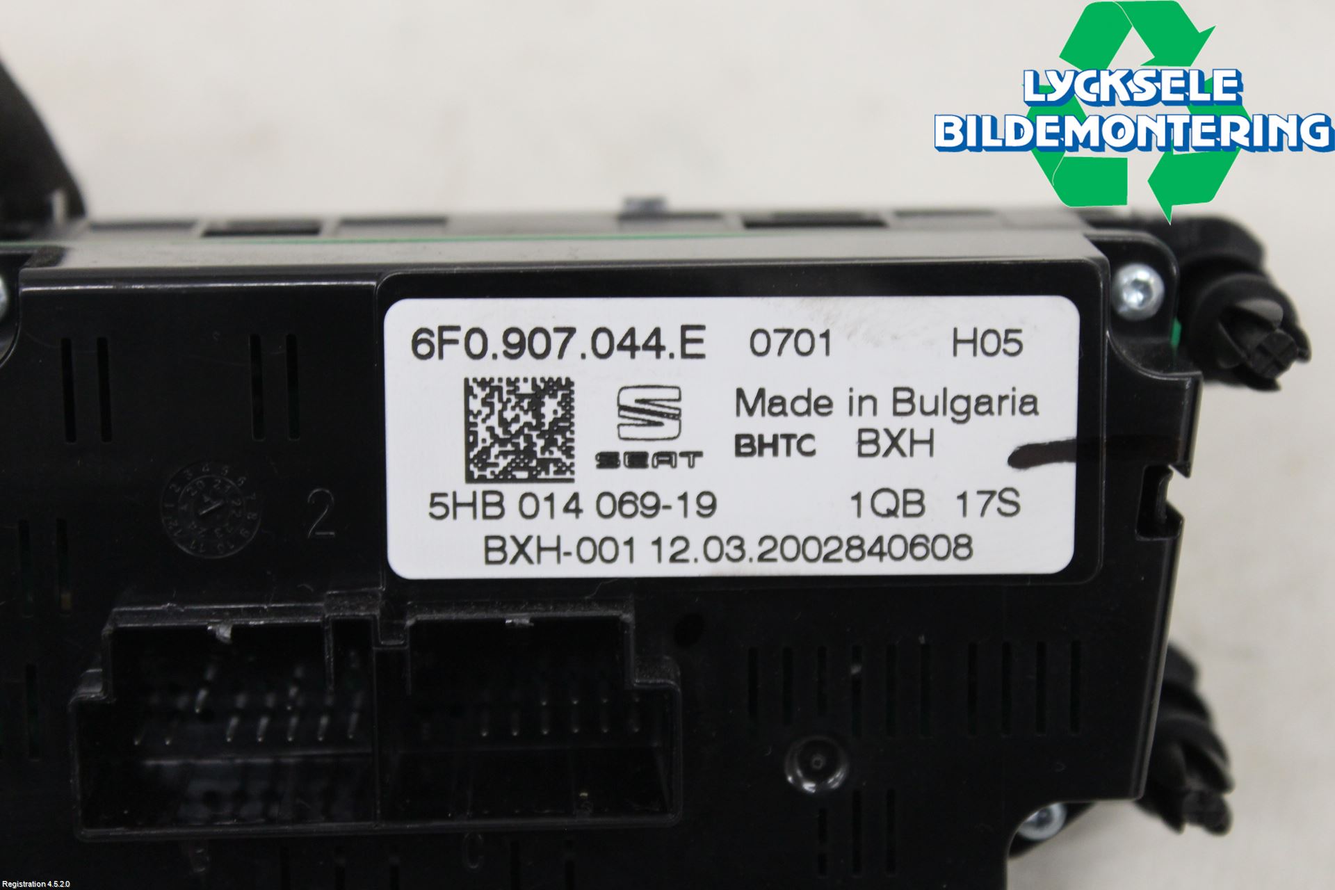 Seat ARONA Ac Styrenhet Ac Manöveren