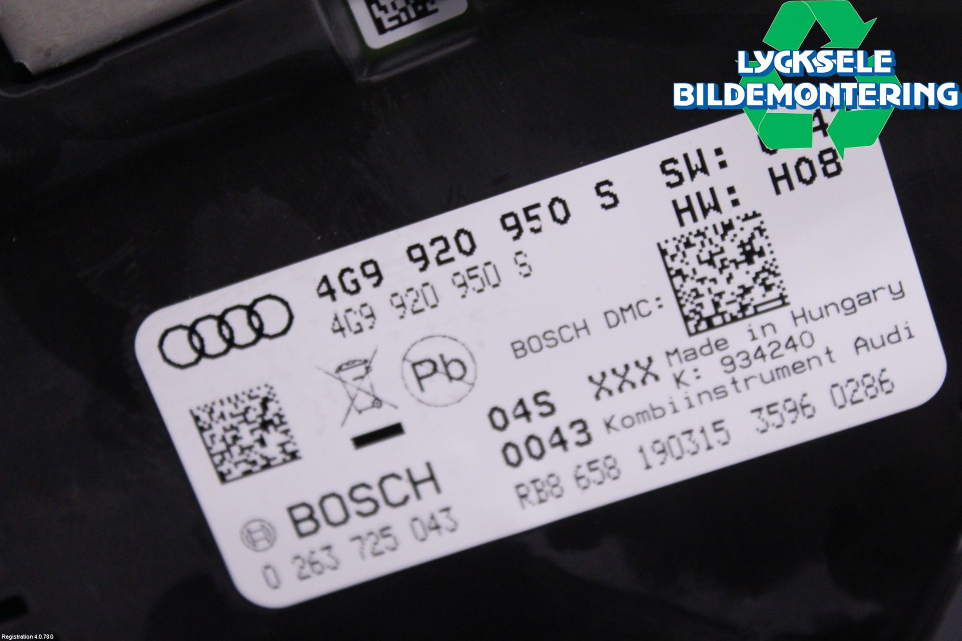 Audi A6 ALLROAD 12-18 Instrument Komb