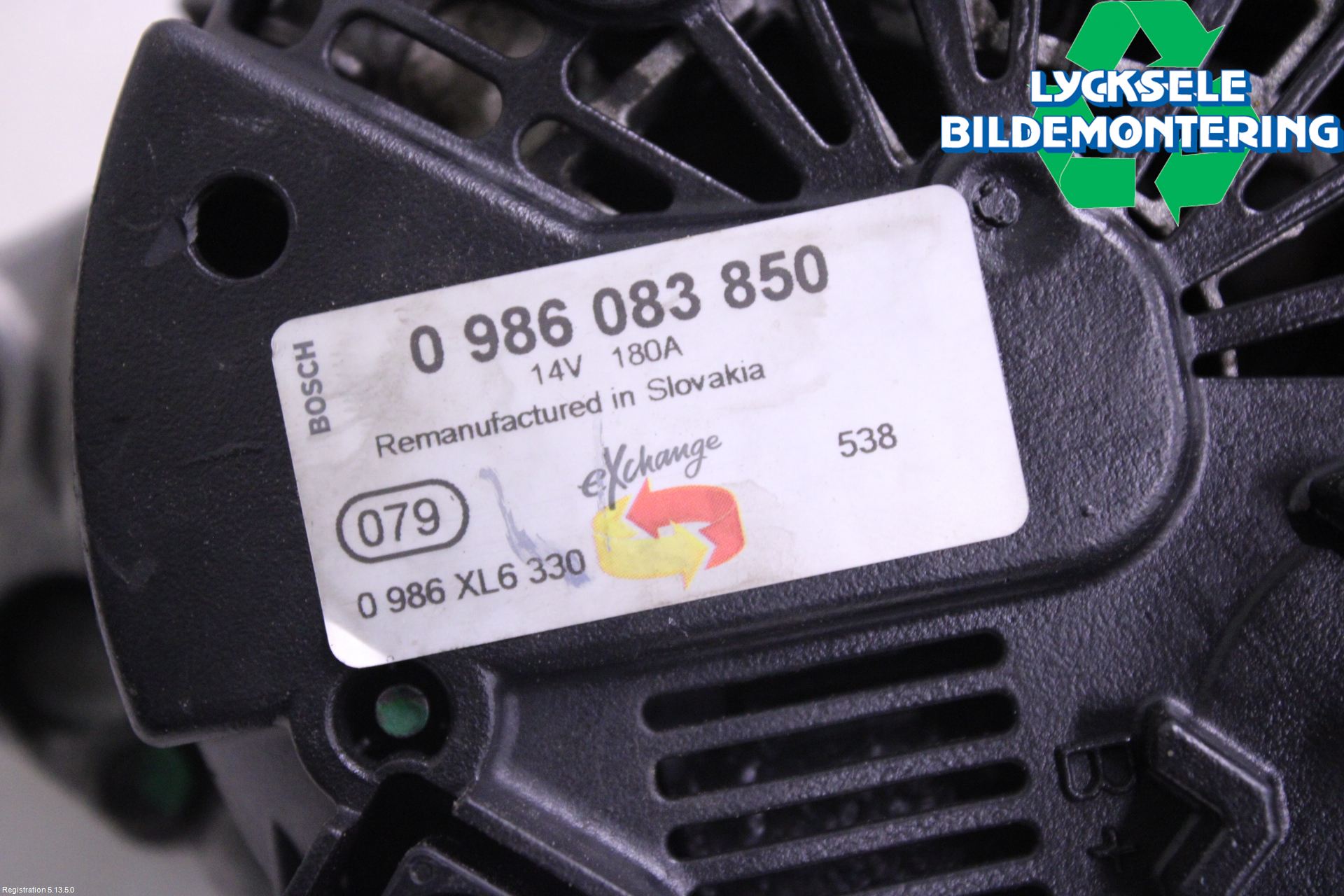 Volkswagen VW TRANSP/CARAVELLE (T6) 16-22 Generator